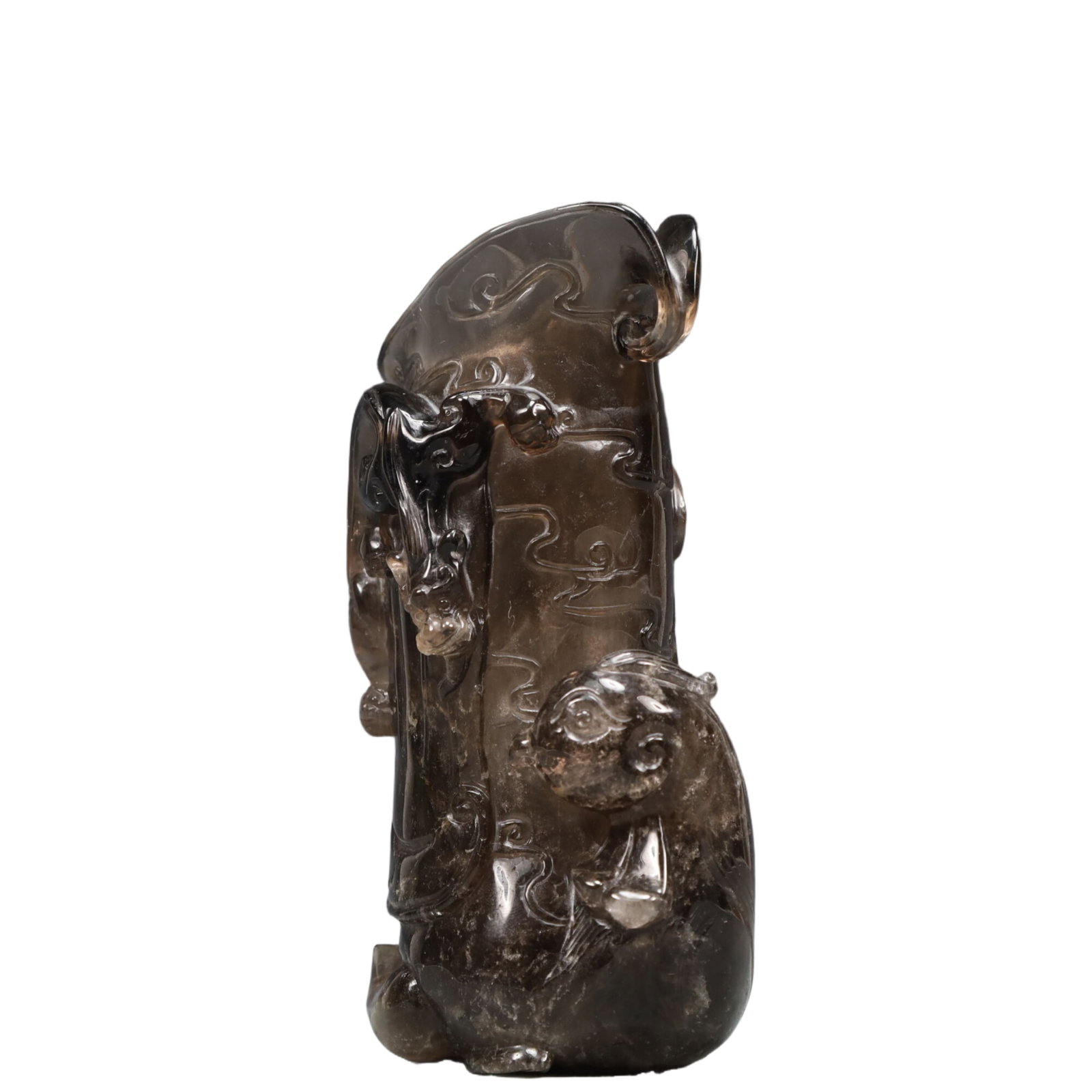 An Exquisite Crystal Auspicious Beast Pattern Goblet - 2