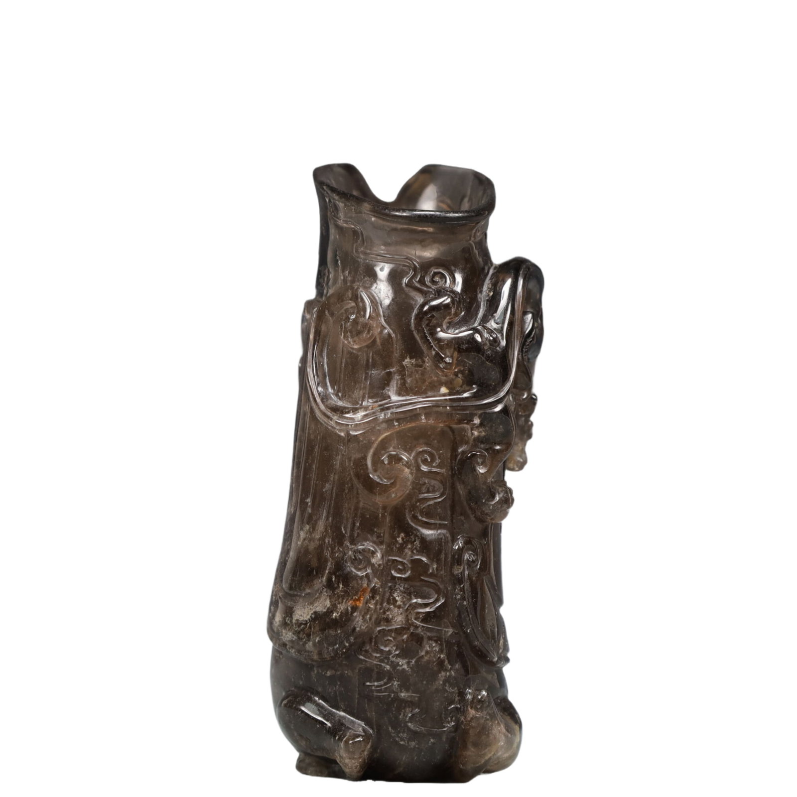 An Exquisite Crystal Auspicious Beast Pattern Goblet - 6