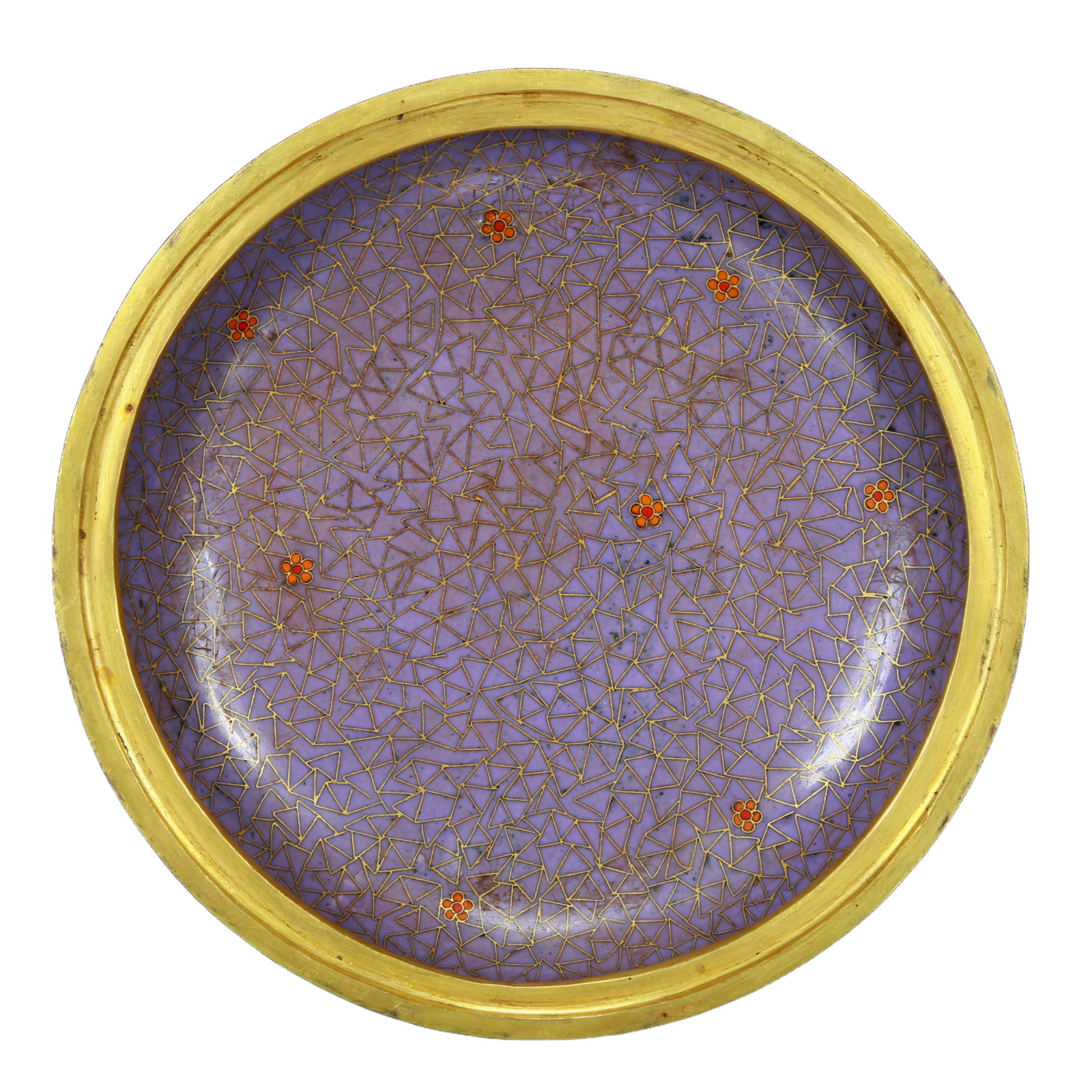 An exquisite cloisonne 'auspicious clouds and dragon' pattern box - 6