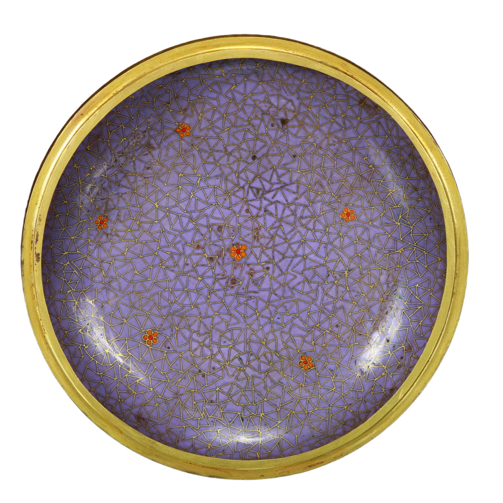An exquisite cloisonne 'auspicious clouds and dragon' pattern box - 7