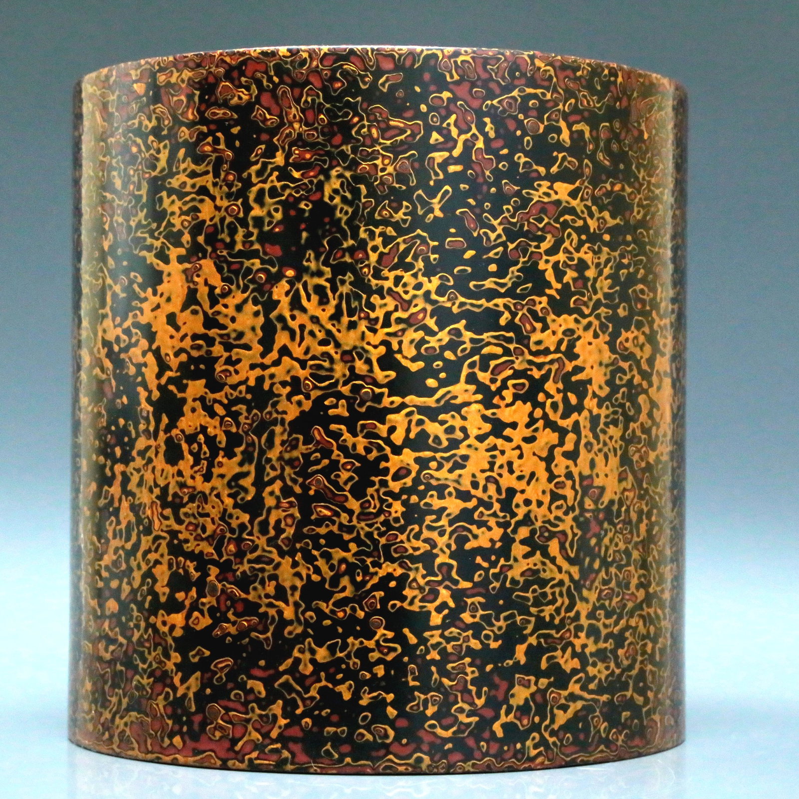 A Brilliant Pineapple-Lacquer Brush Pot - 4