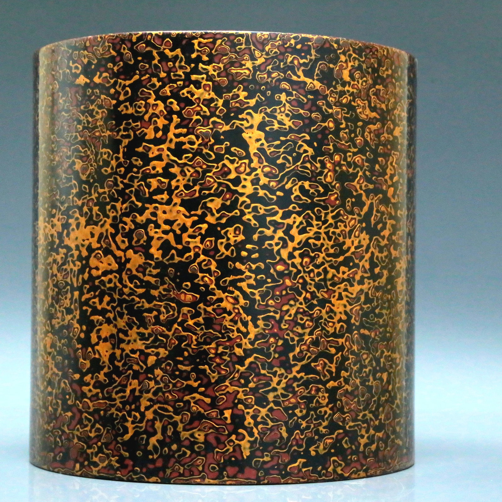 A Brilliant Pineapple-Lacquer Brush Pot - 6
