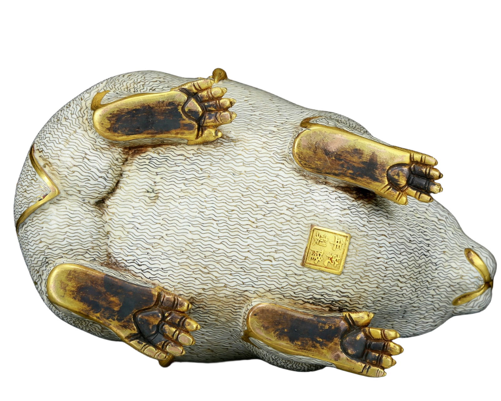 A Marvelous Cloisonne Rabbit - 10