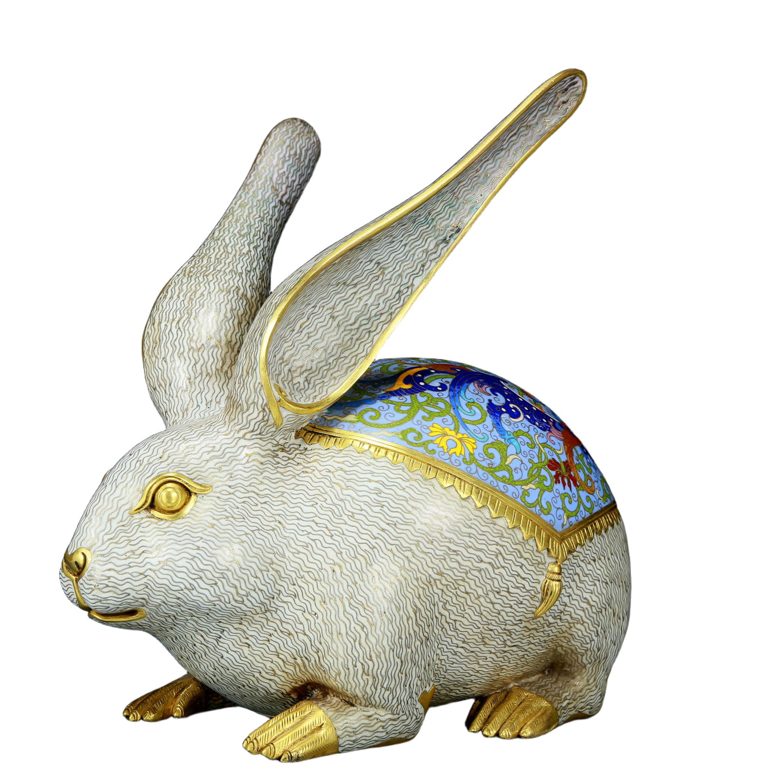 A Marvelous Cloisonne Rabbit - 6