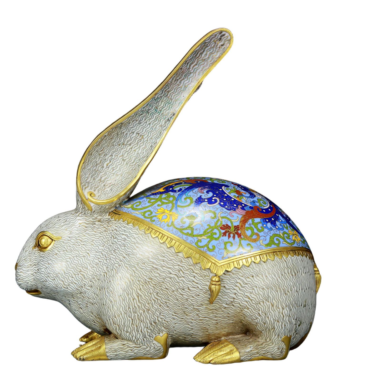 A Marvelous Cloisonne Rabbit - 7