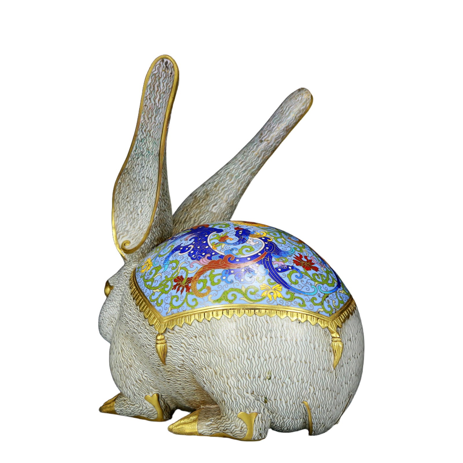 A Marvelous Cloisonne Rabbit - 8