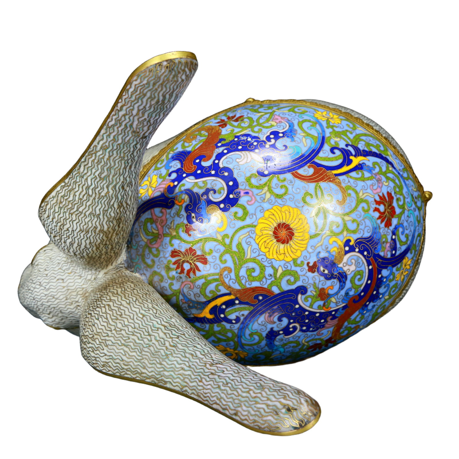 A Marvelous Cloisonne Rabbit - 9