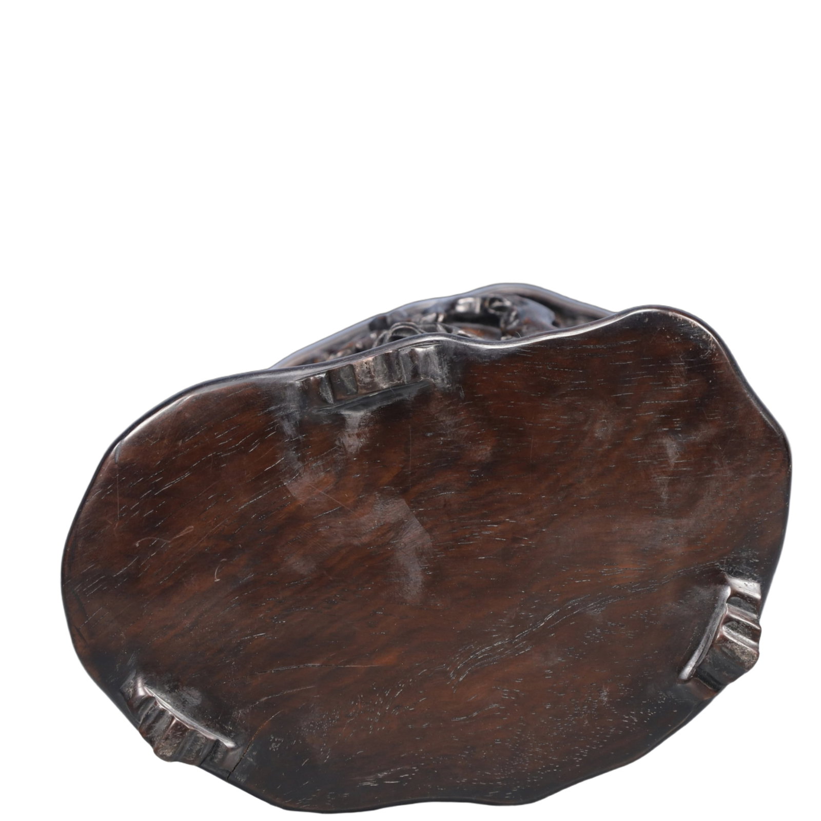 An Exquisite Eaglewood Pine and Crane Pattern Brush Pot - 7