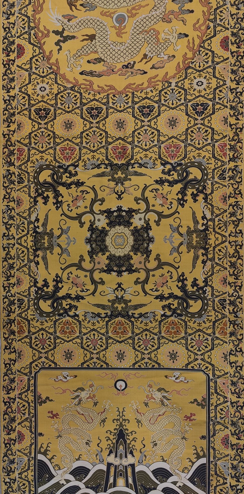 Song Jin dragon pattern Chair Shawl batch - 3
