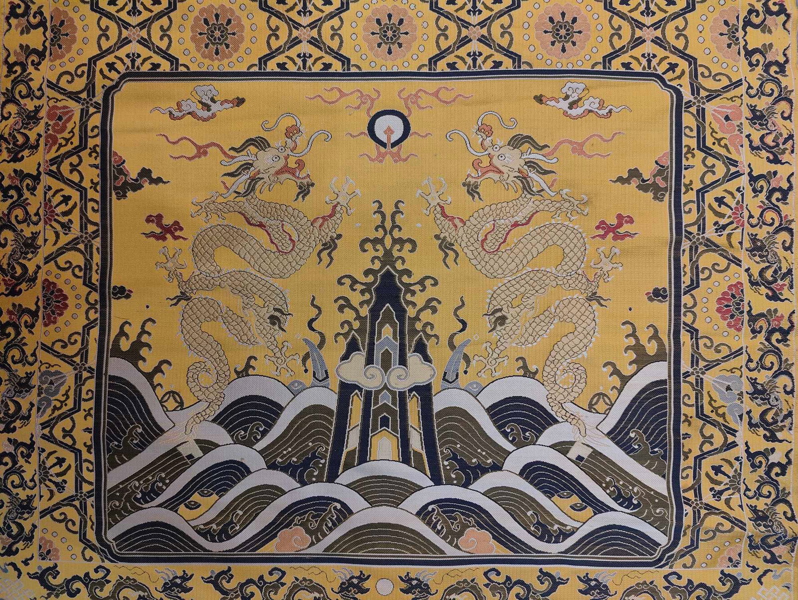 Song Jin dragon pattern Chair Shawl batch - 4