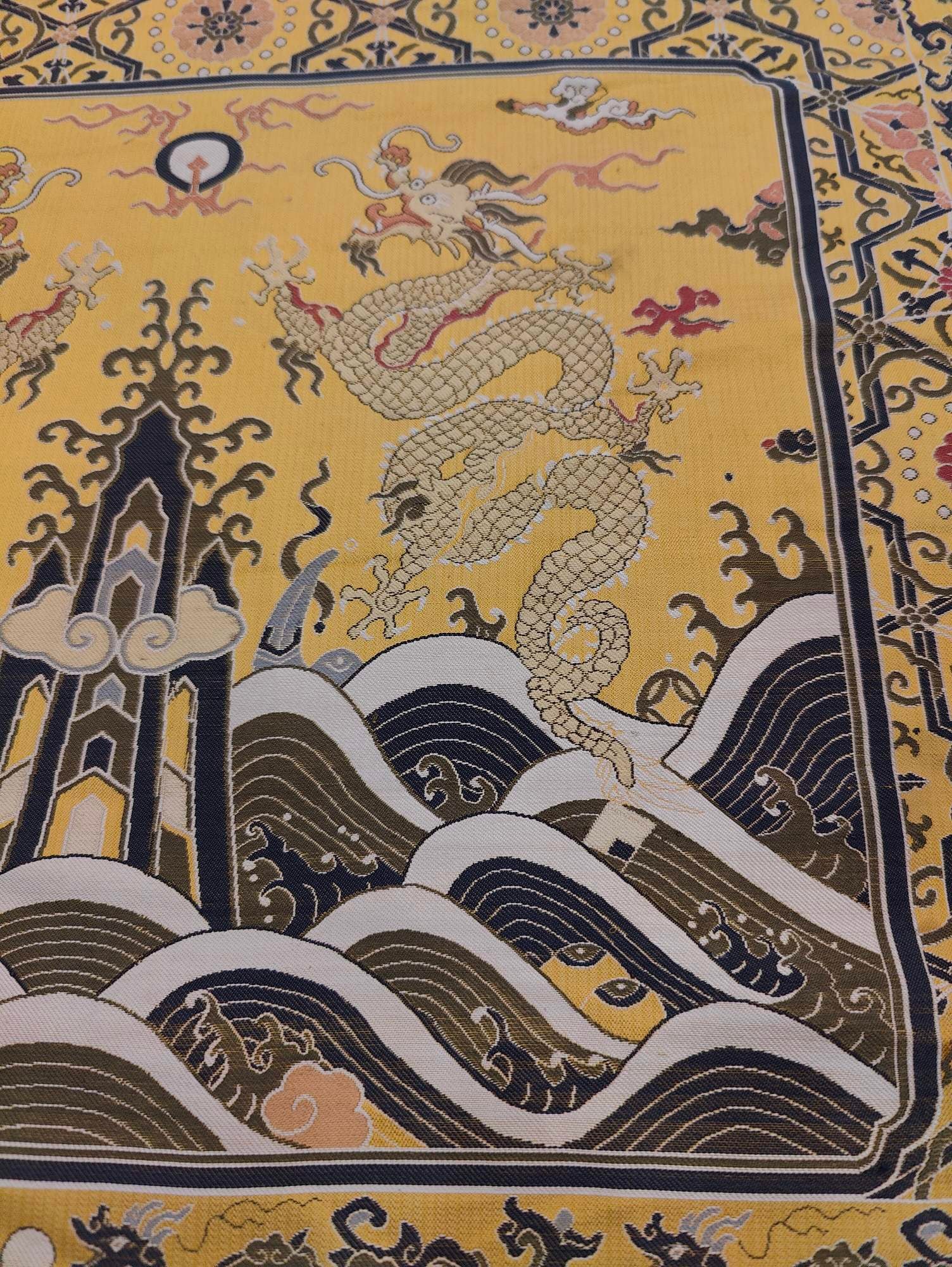 Song Jin dragon pattern Chair Shawl batch - 5