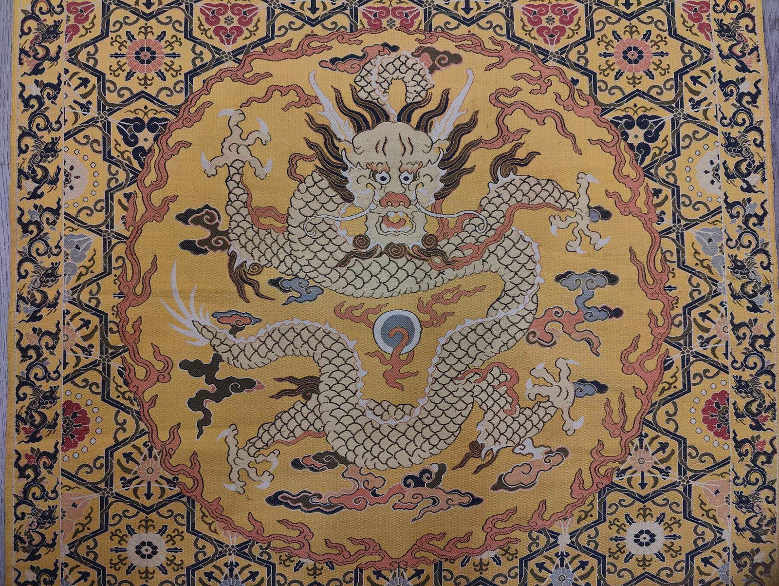 Song Jin dragon pattern Chair Shawl batch - 6