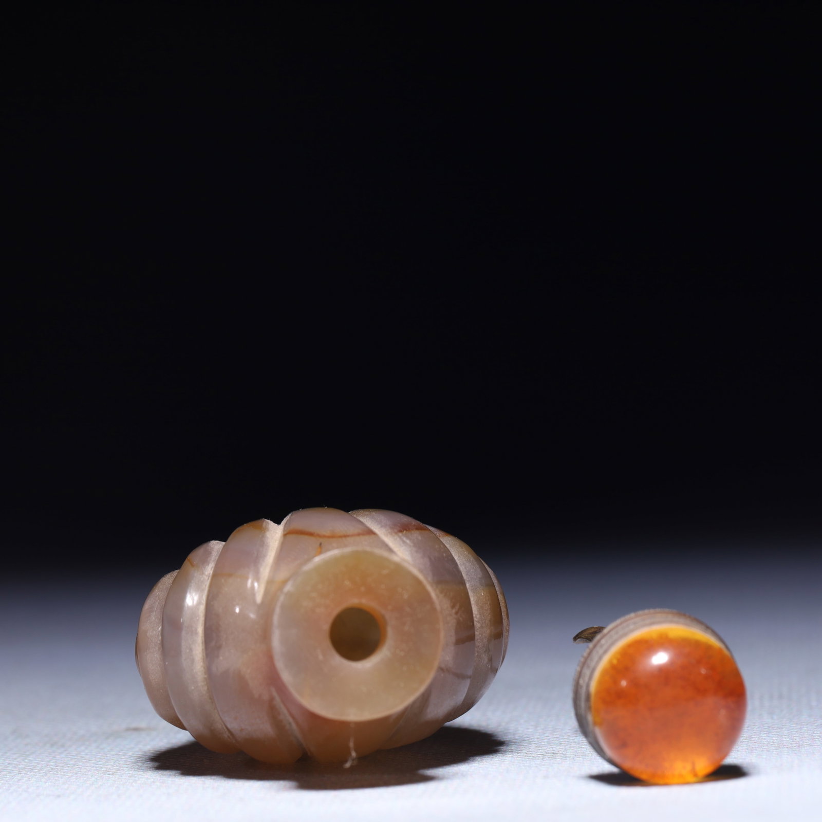 An Exquisite Agate Snuff Bottle - 7