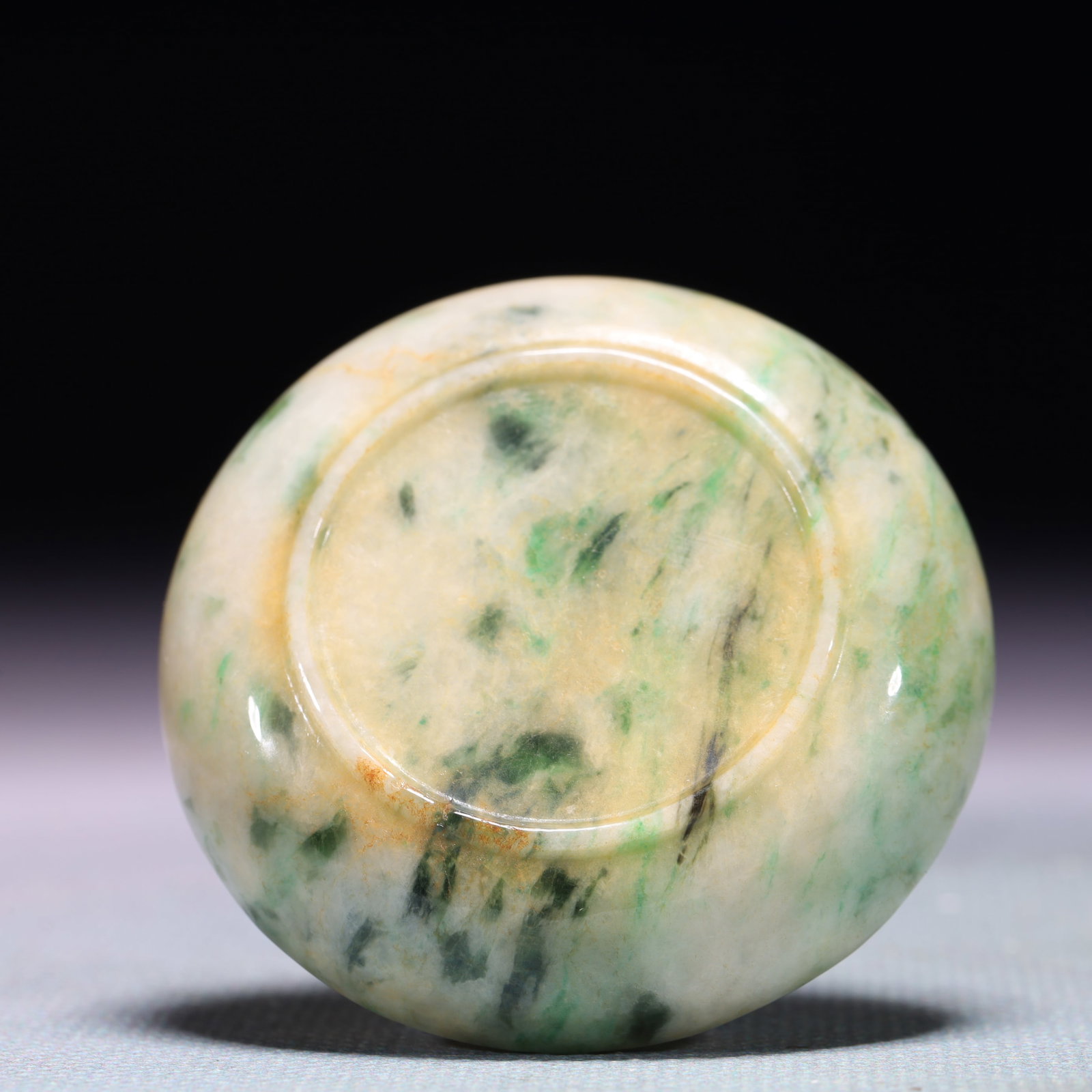 An Exquisite White Jade Fish Pattern Brush Washer - 4