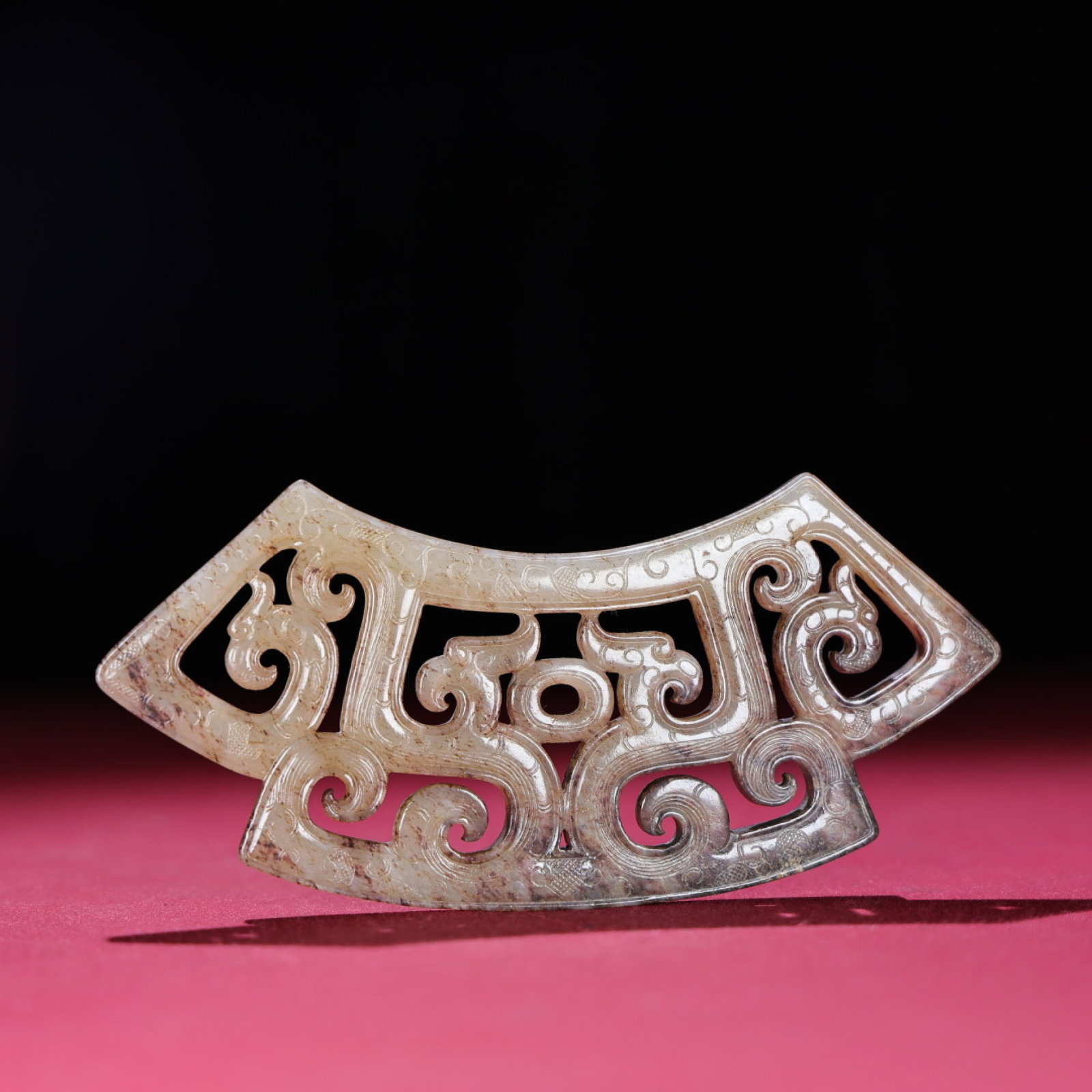 An Exquisite White Jade Dragon Pattern Pendant - 5