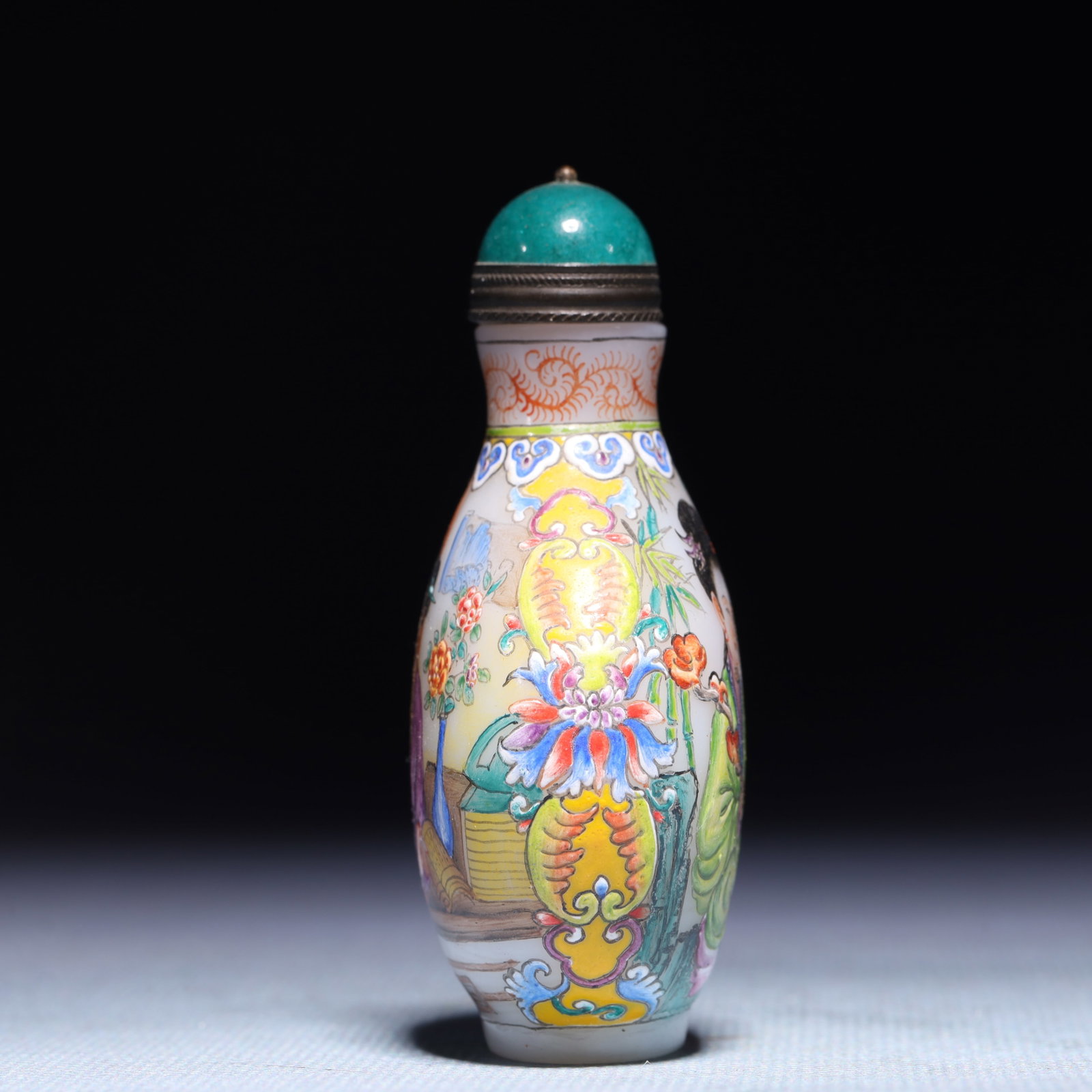 An Exquisite Glass Figure Pattern Snuff Bottle - 6