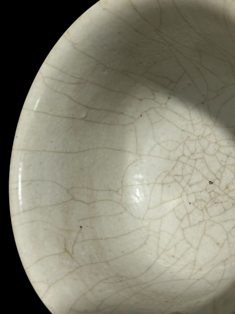 An Exquisite Underglaze-Red Lotus Pattern Stem Cup - 4
