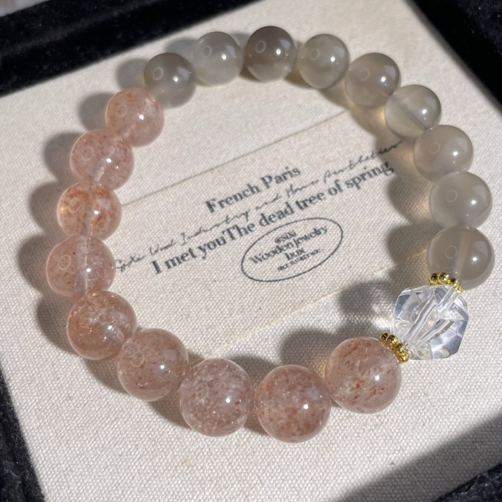 An Exquisite Crystal Bracelet: An Exquisite Crystal Bracelet,Size:0.4in 水晶手串