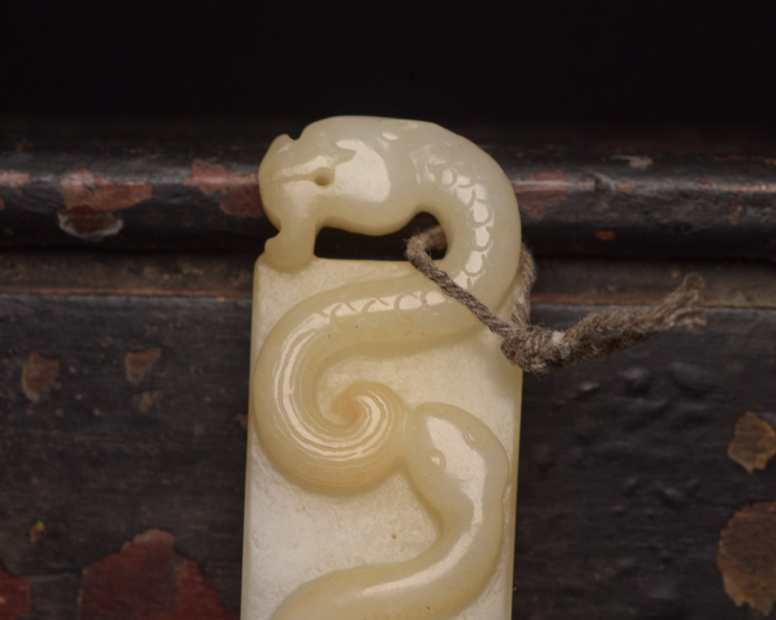 An Exquisite White Jade Phoenix Pattern Ornament - 5