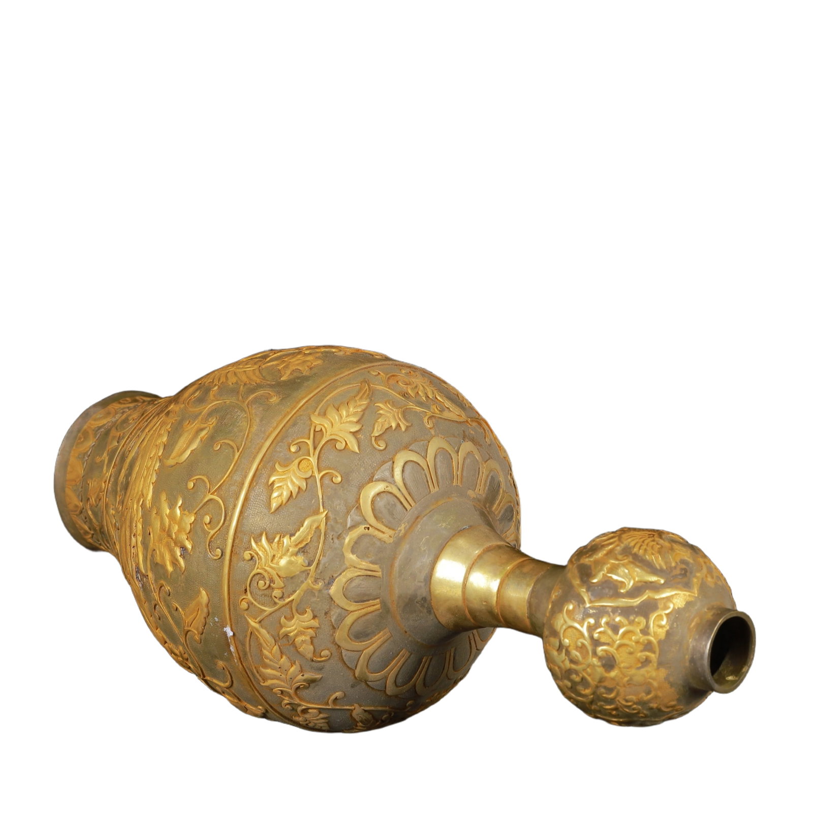 An Exquisite Gilt Silver Phoenix Pattern Vase - 10