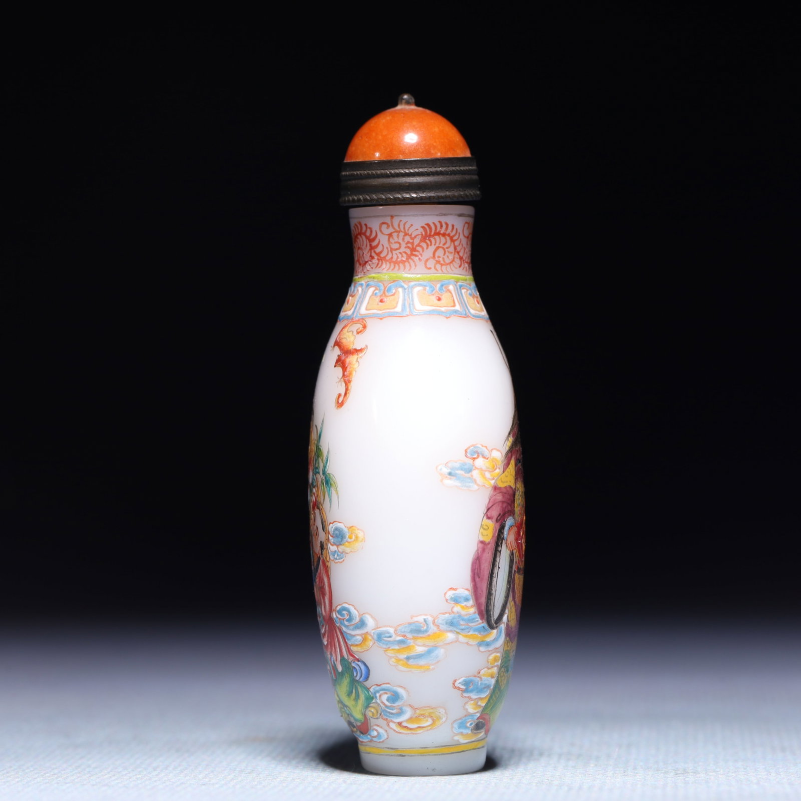 An Exquisite Glass Figure Pattern Snuff Bottle - 6