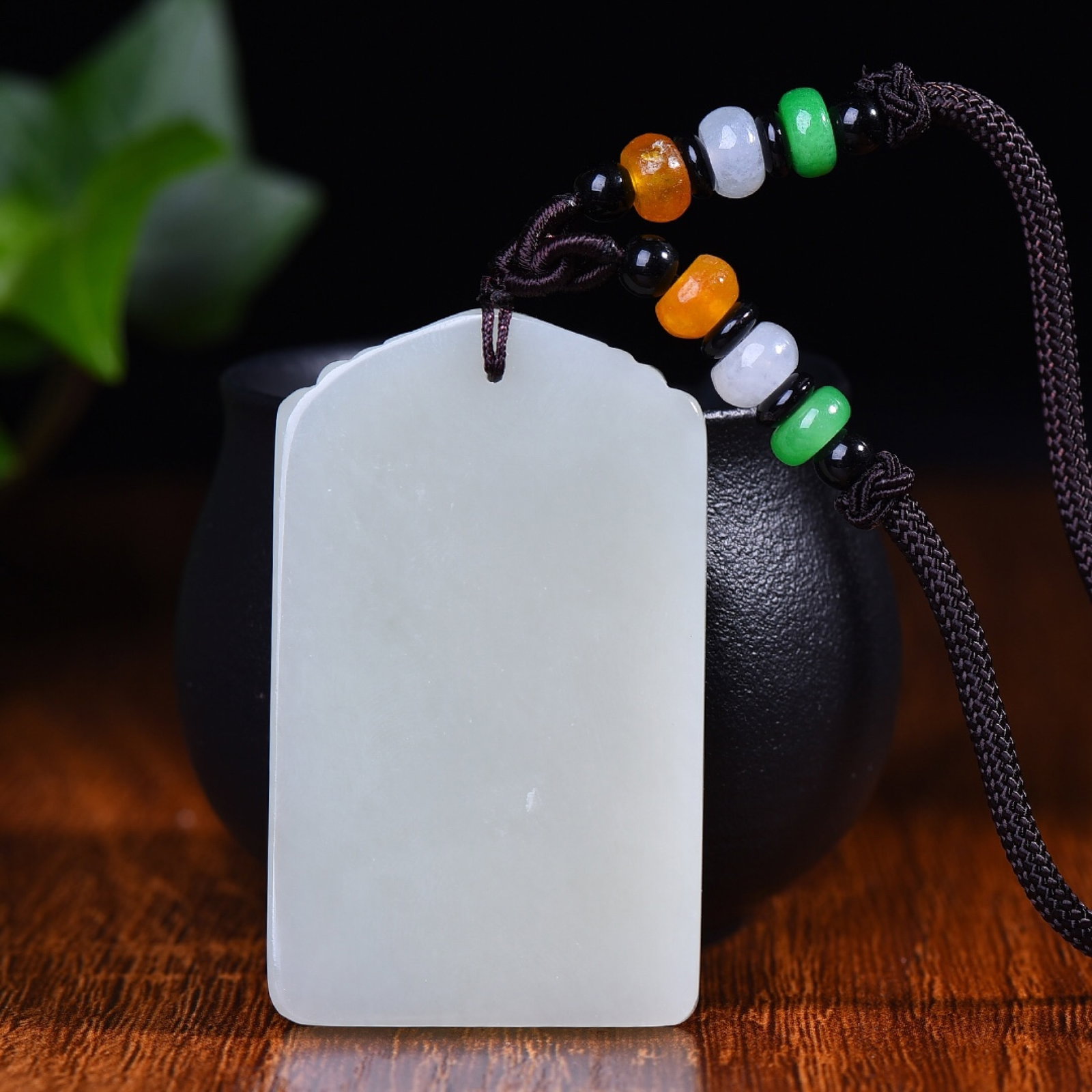 An Exquisite White Jade Dragon Pattern Pendant - 5