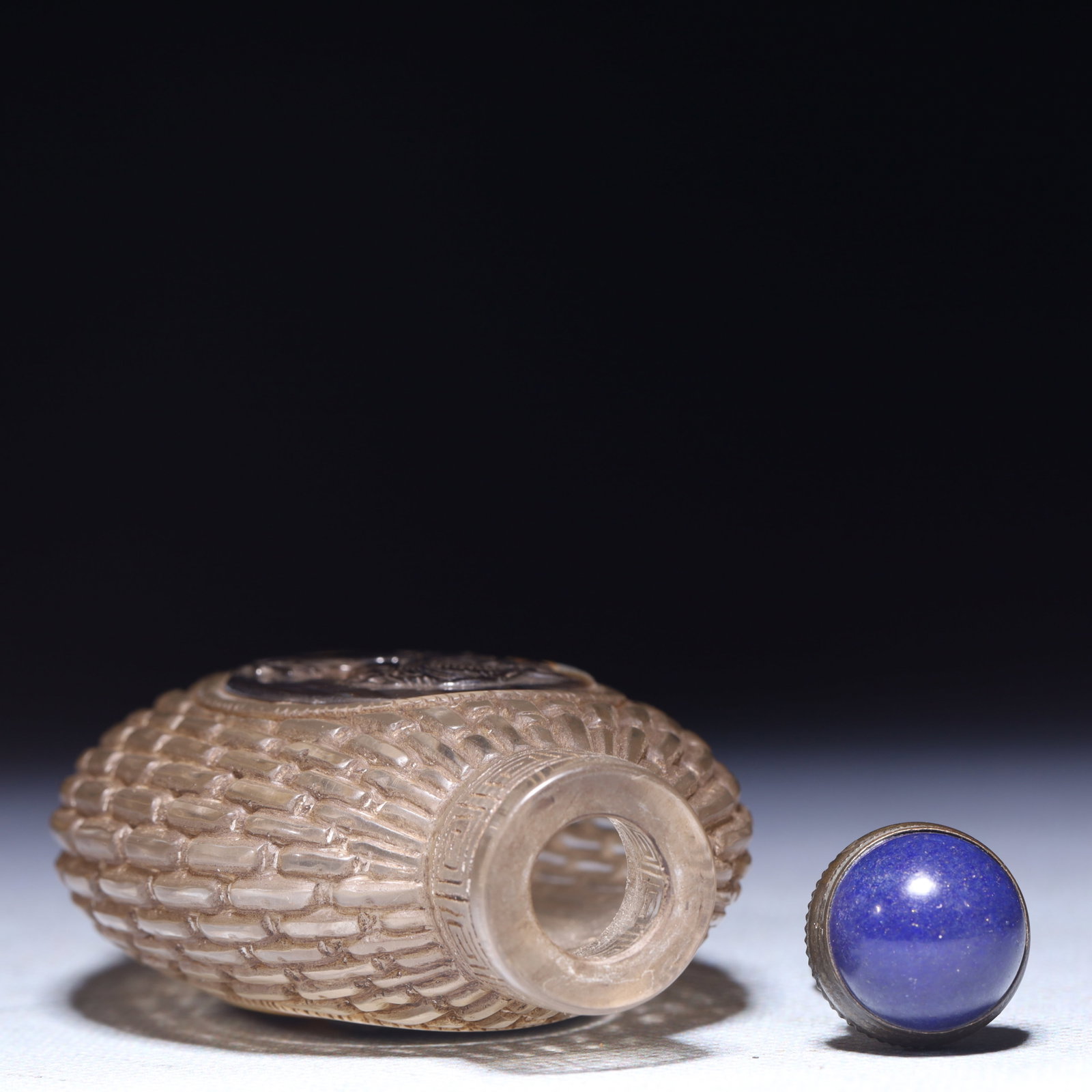 An Exquisite Glass Figure Pattern Snuff Bottle - 7