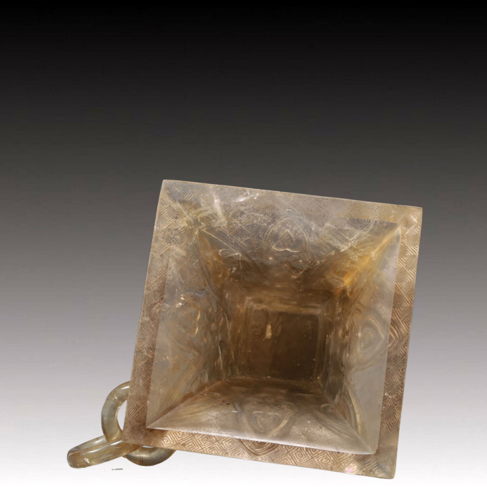 An Exquisite Crystal Beast-Face Pattern Double-Ears Cup - 5