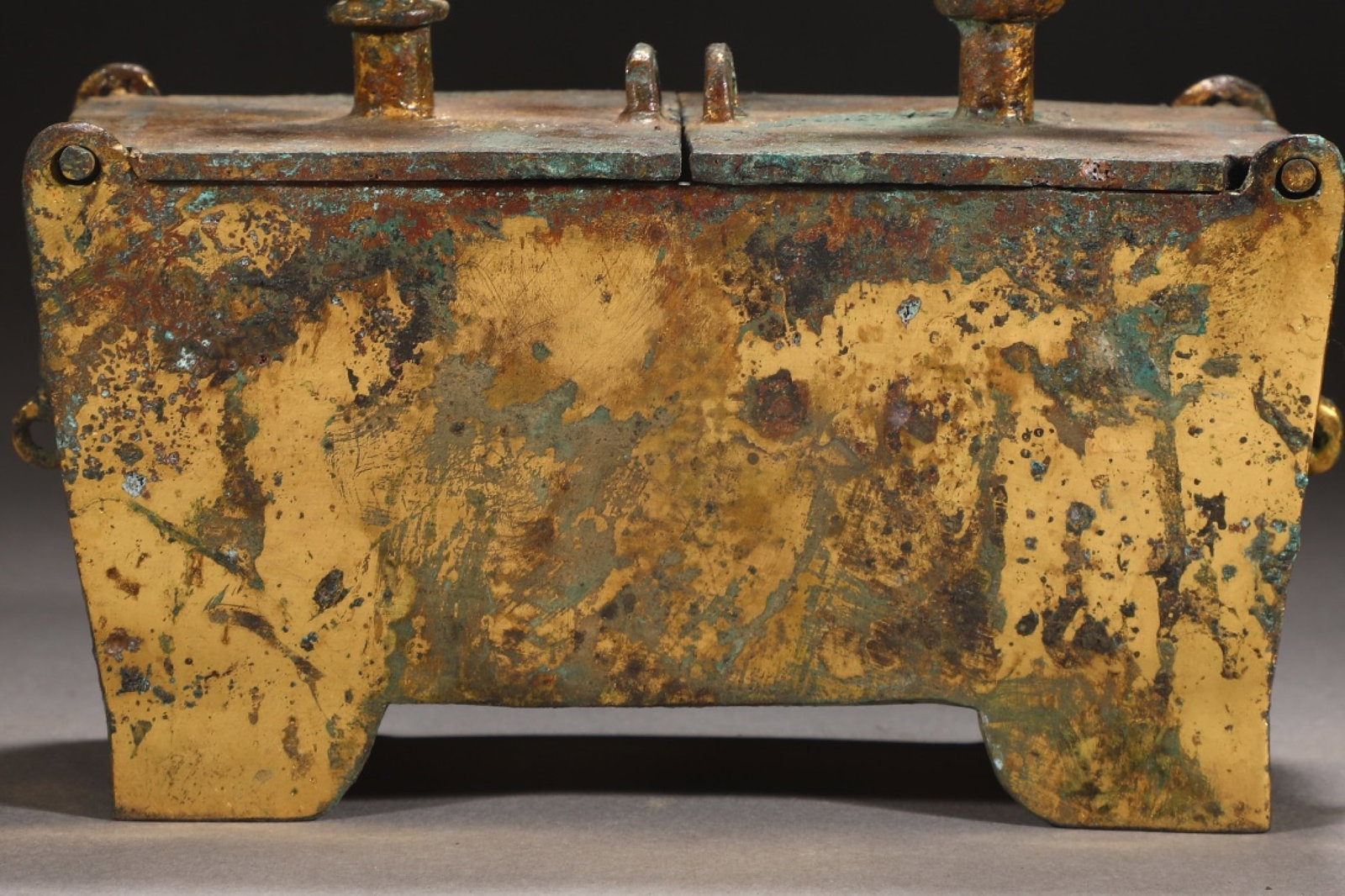 An Exquisite Gilt Bronze Auspicious Beast Pattern Box - 8