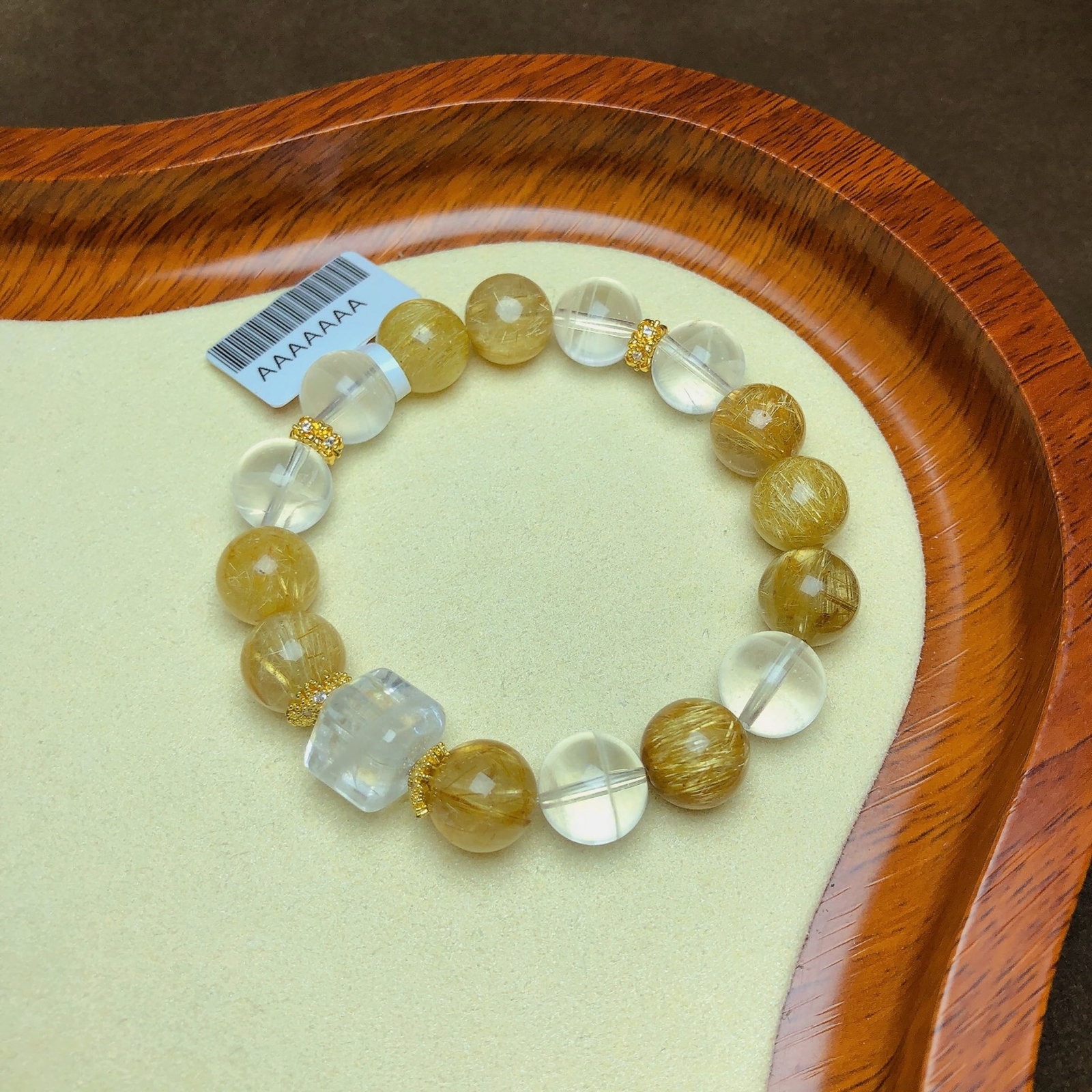 An Exquisite Crystal Bracelets: An Exquisite Crystal Bracelets,Size:0.4in,Weight:34.2g 水晶手串