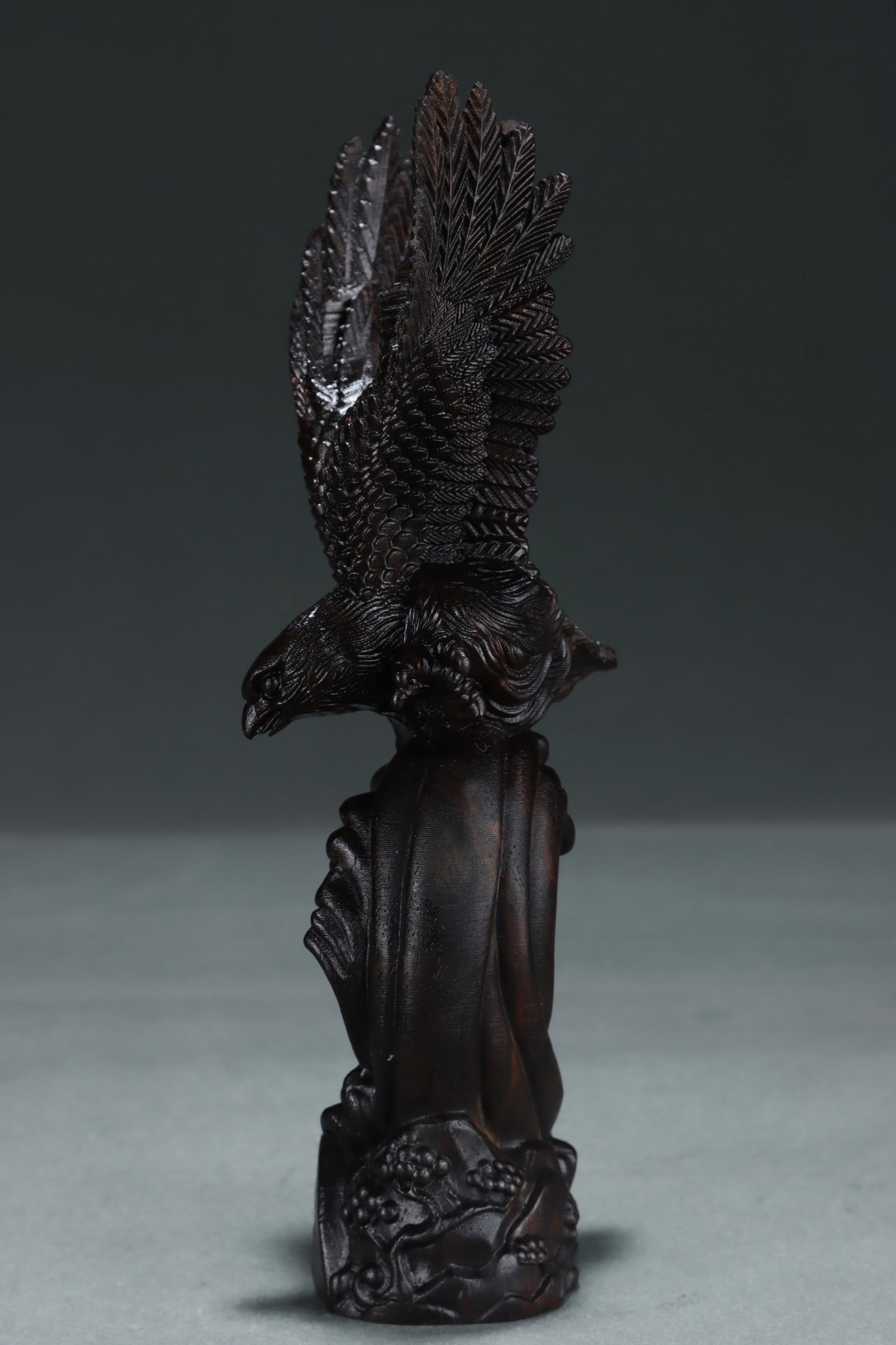 A Rare Eaglewood Eagle Ornament - 5