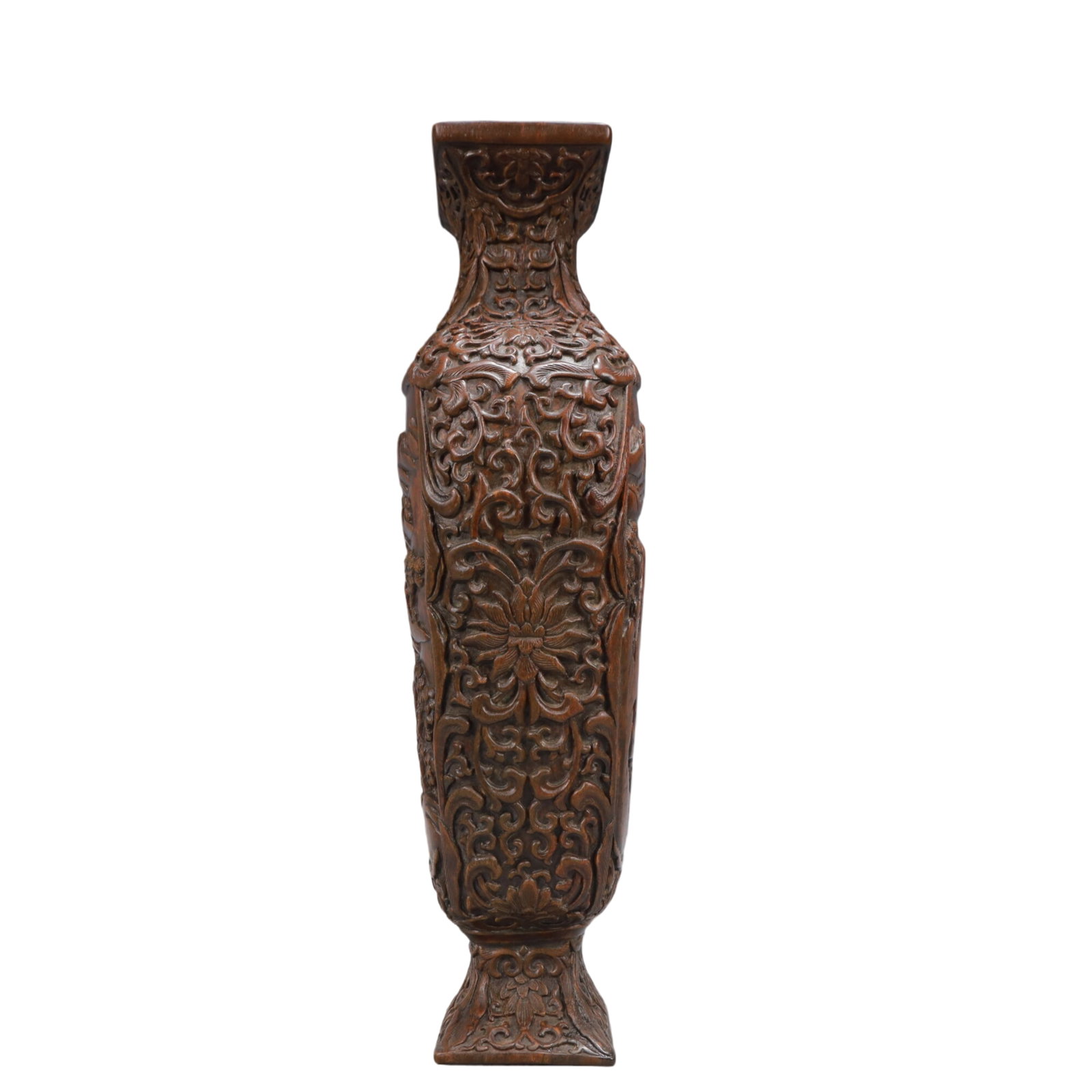A Rare Eaglewood Landscape Pattern Vase - 5