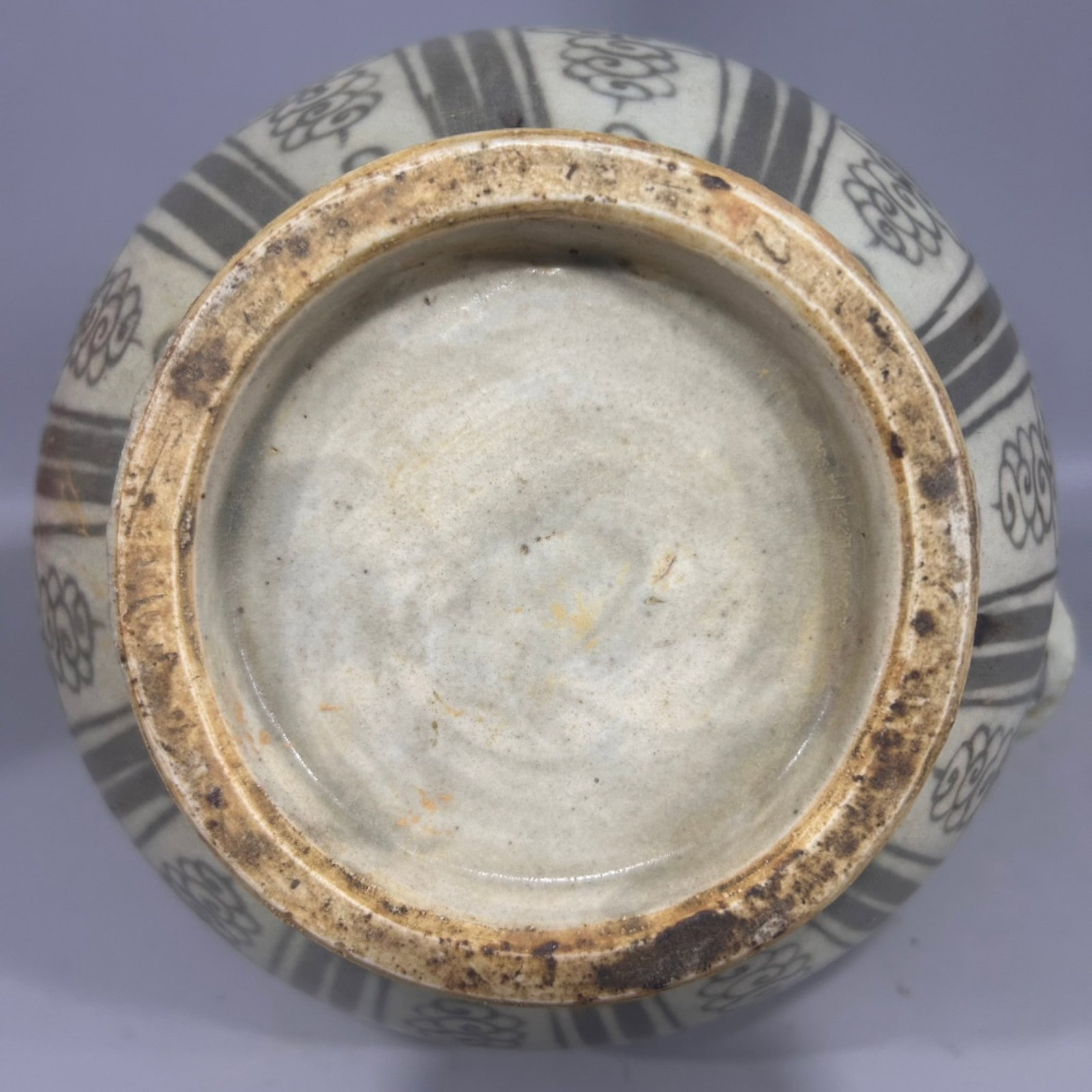 A Rare Underglaze-Red Lotus Pattern Ewer - 7