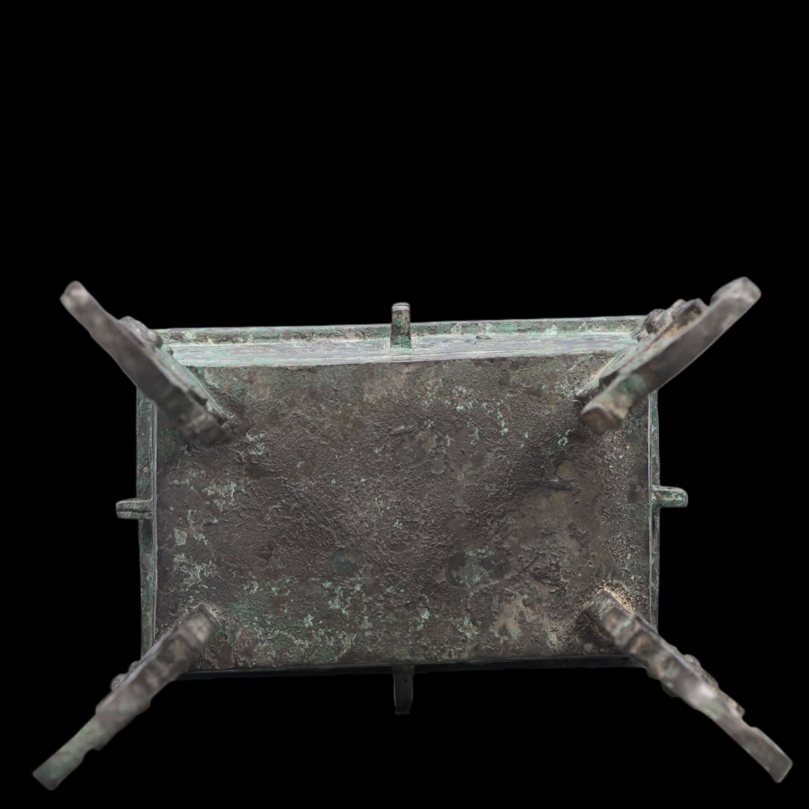 A Precious Bronze Phoenix Pattern Double-Ears Censer - 10