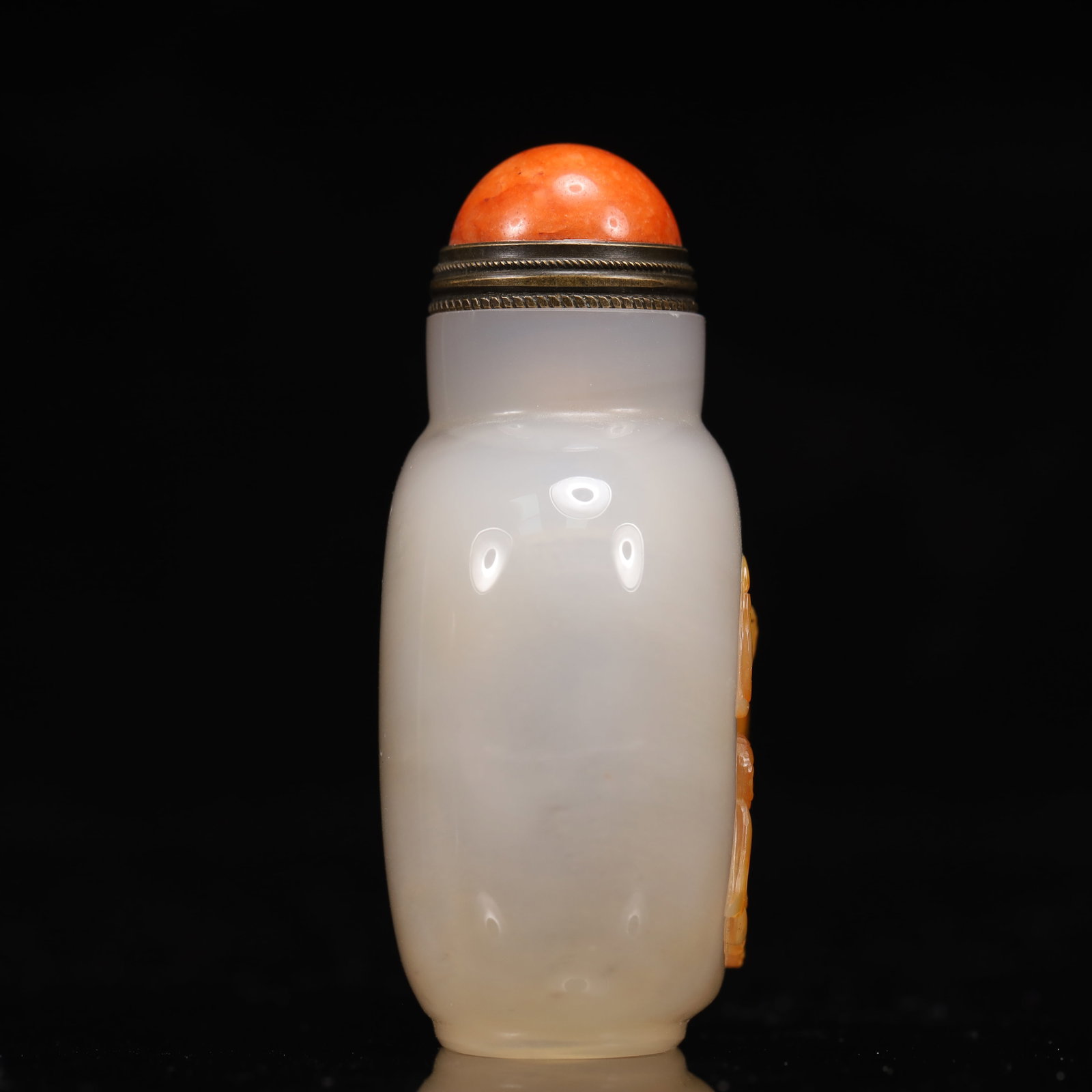 An Exquisite Agate Figure Pattern Snuff Bottle - 4