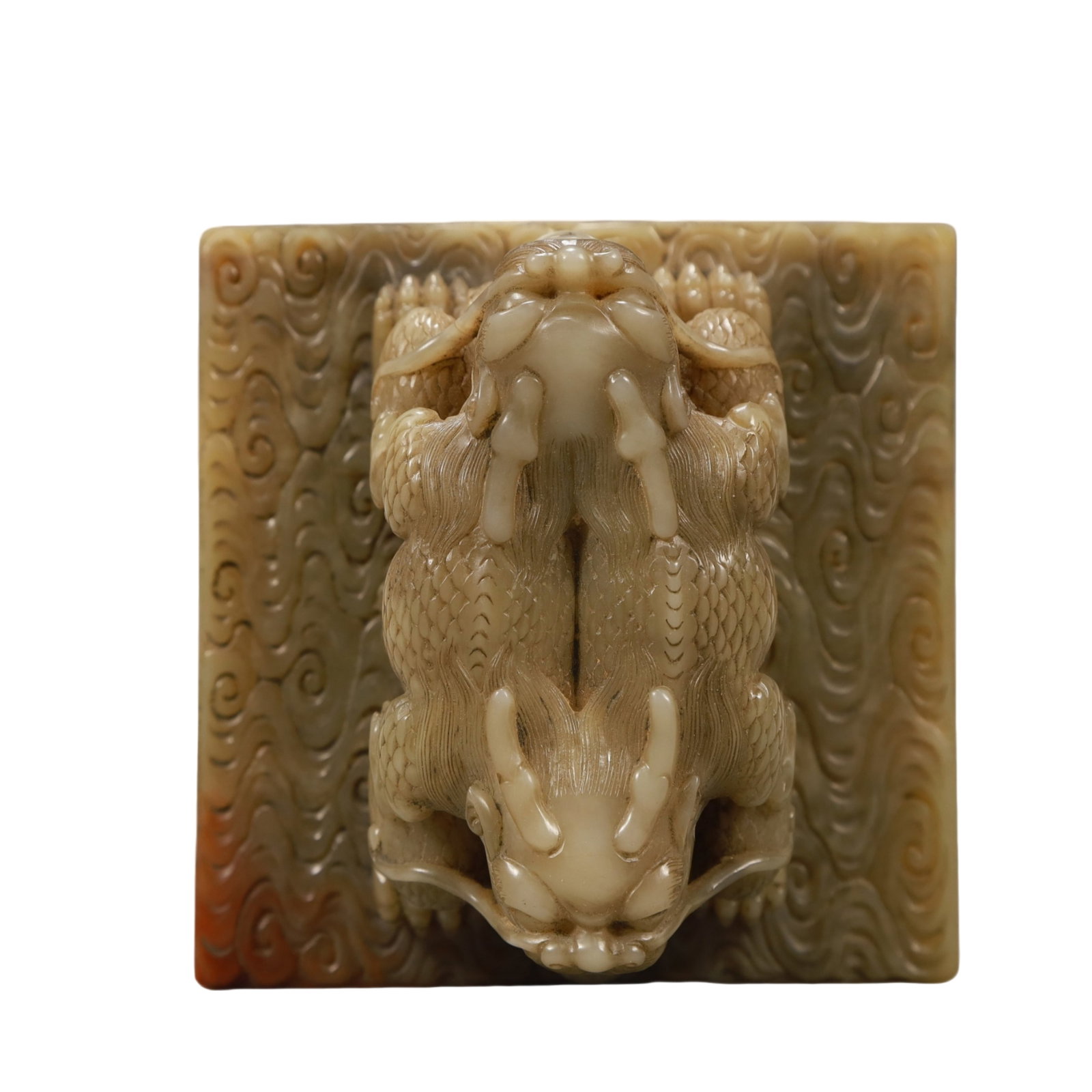 An Exquisite Shoushan Stone Dragon Pattern Seal - 6