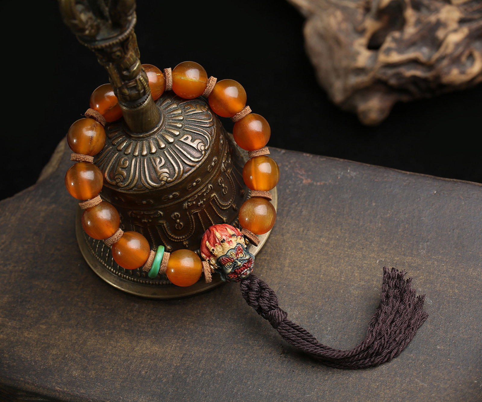 An Exquisite Bracelets: An Exquisite Bracelets,Size:14mm,Weight:31g 手串