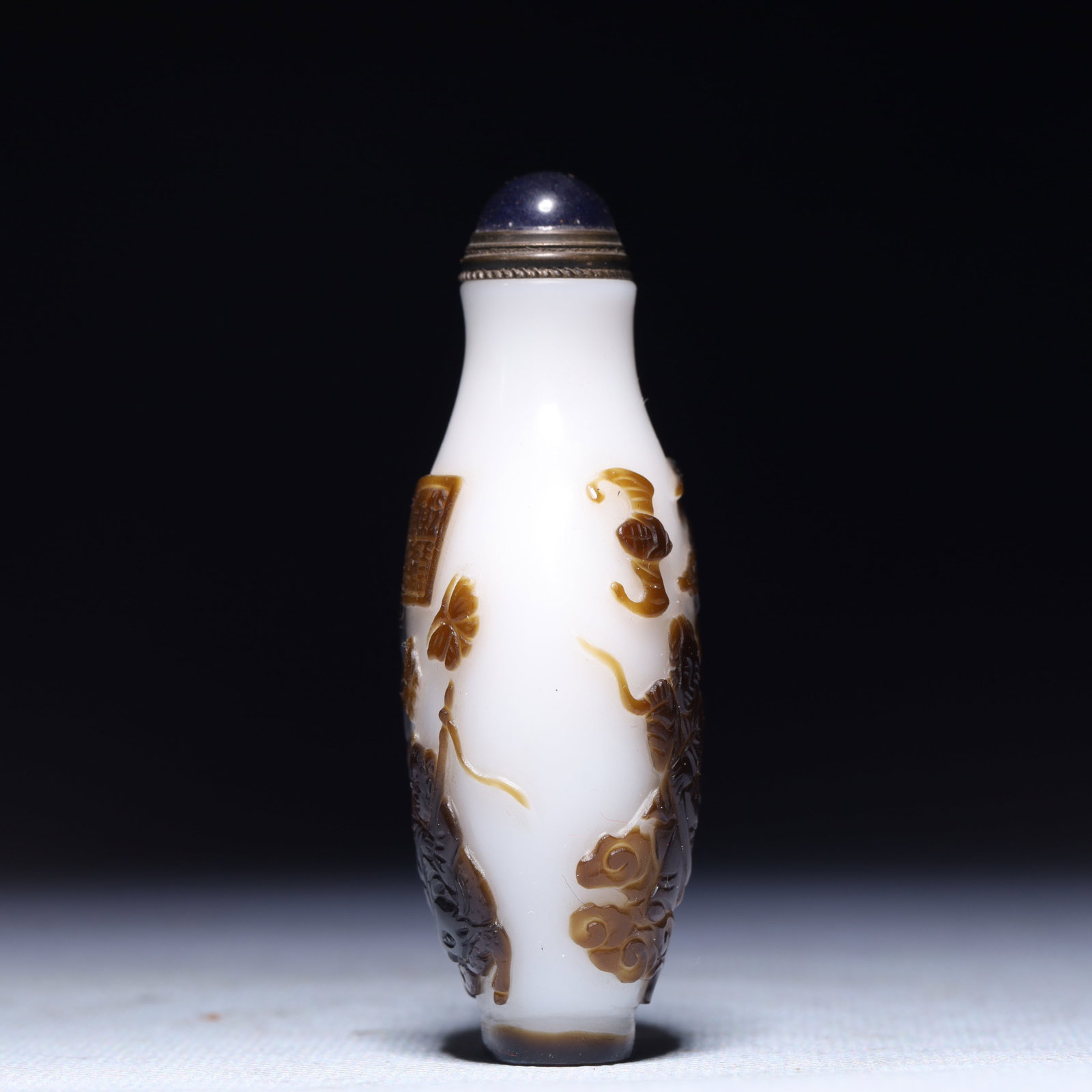 An Exquisite Glass Figure Pattern Snuff Bottle - 5