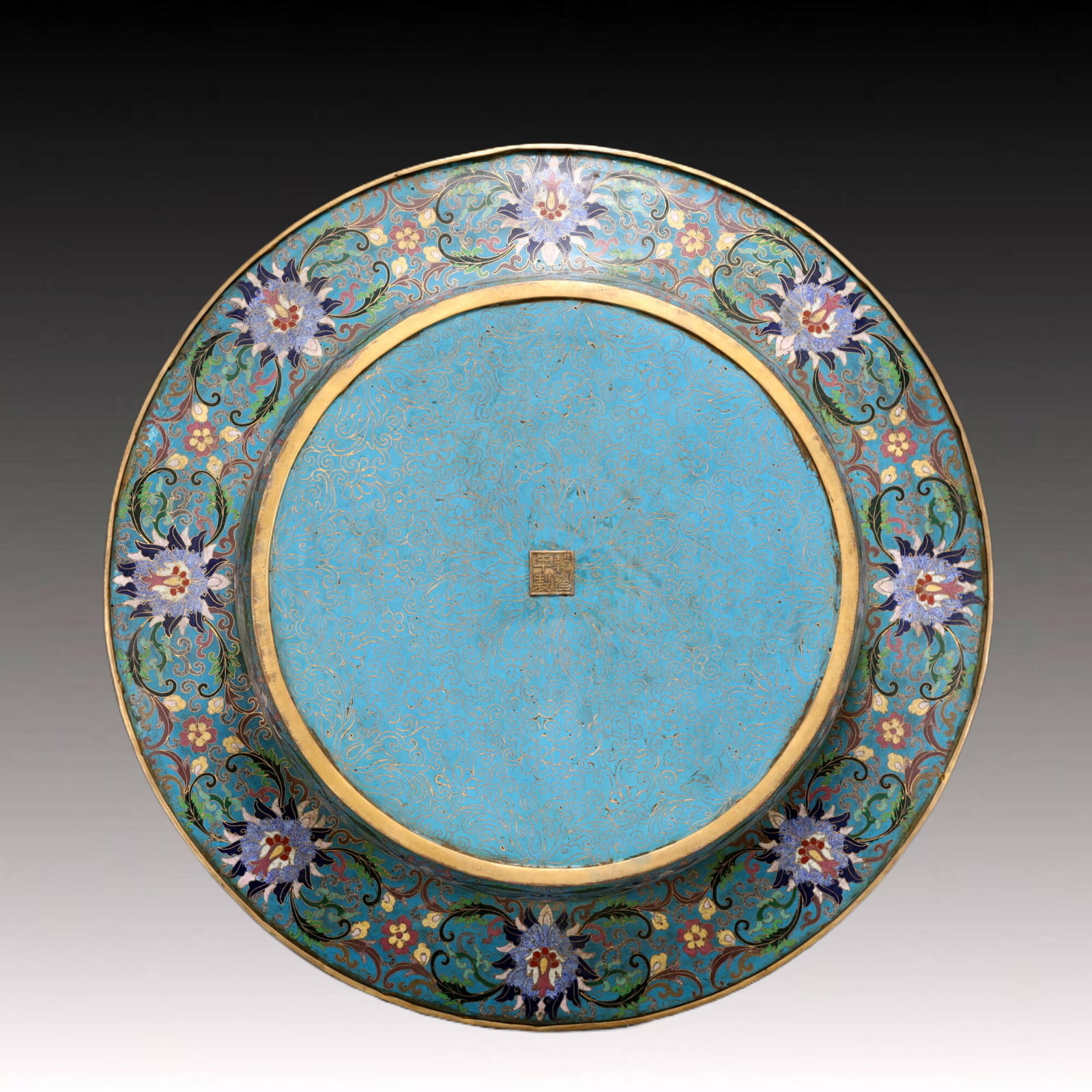 A Exquisite Cloisonne Lotus Pattern Dragon Pattern Box - 10