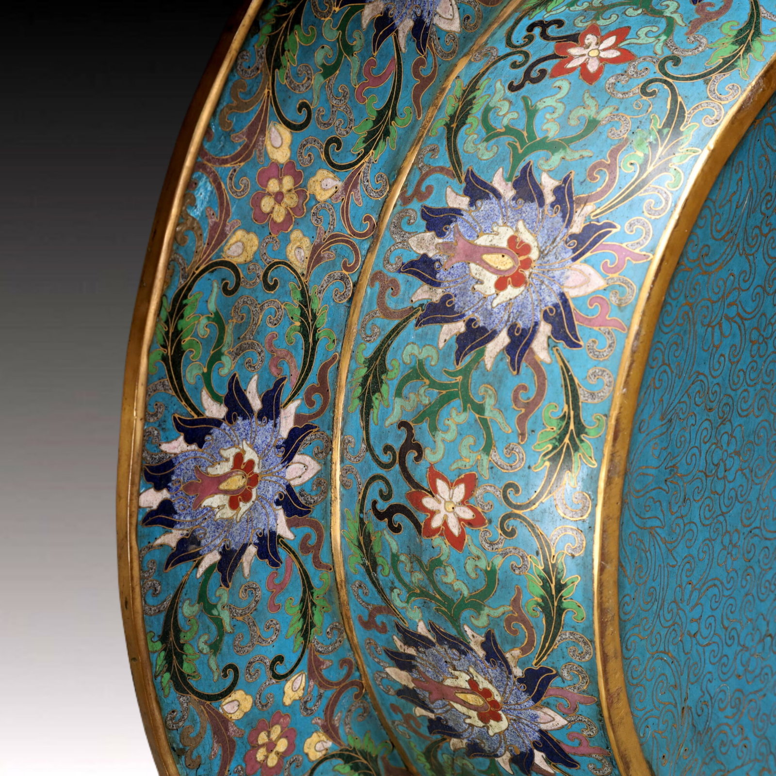 A Exquisite Cloisonne Lotus Pattern Dragon Pattern Box - 8