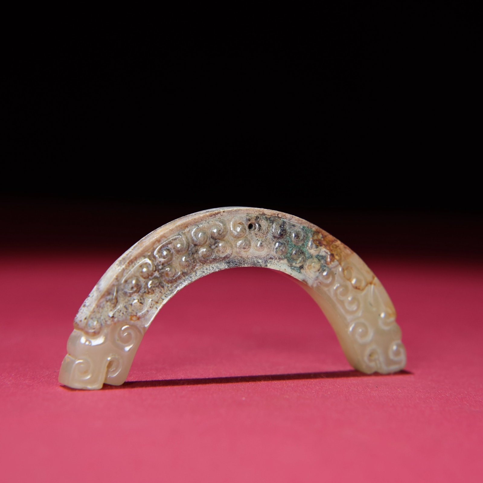 White Jade Dragon Pendant - 2