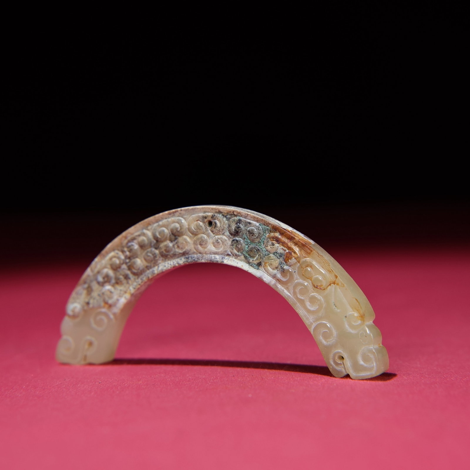 White Jade Dragon Pendant - 5