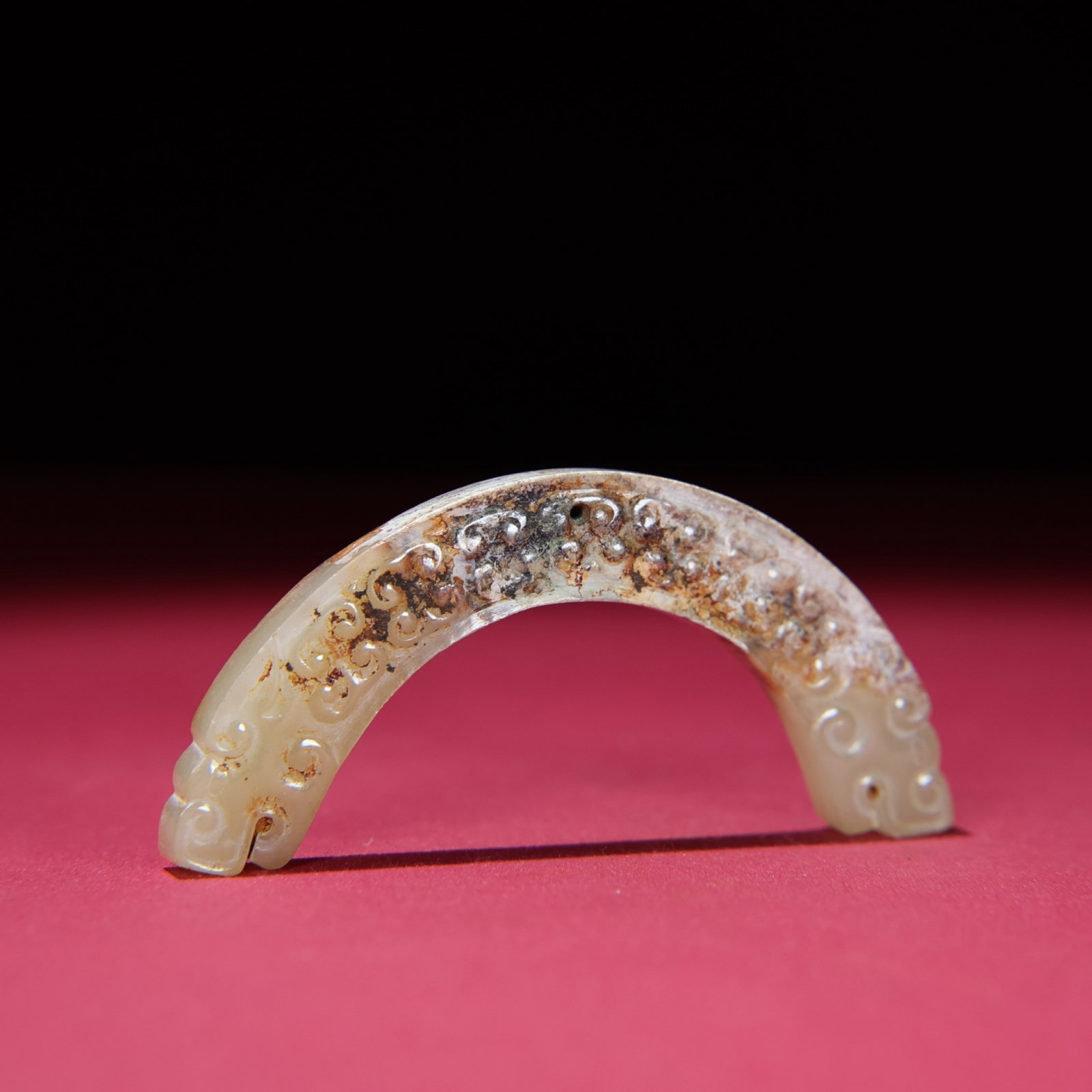White Jade Dragon Pendant - 7