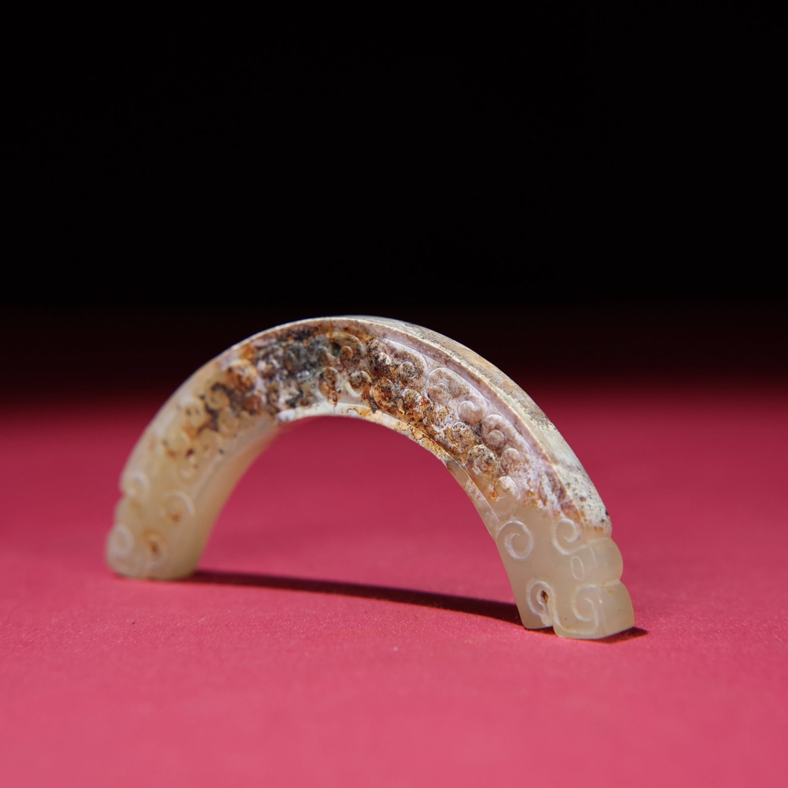White Jade Dragon Pendant - 8