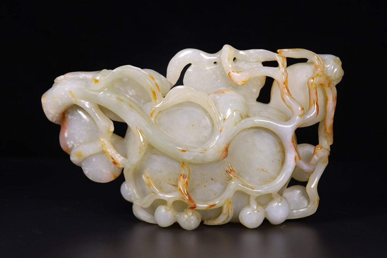 An Exquisite White Jade Washer - 9