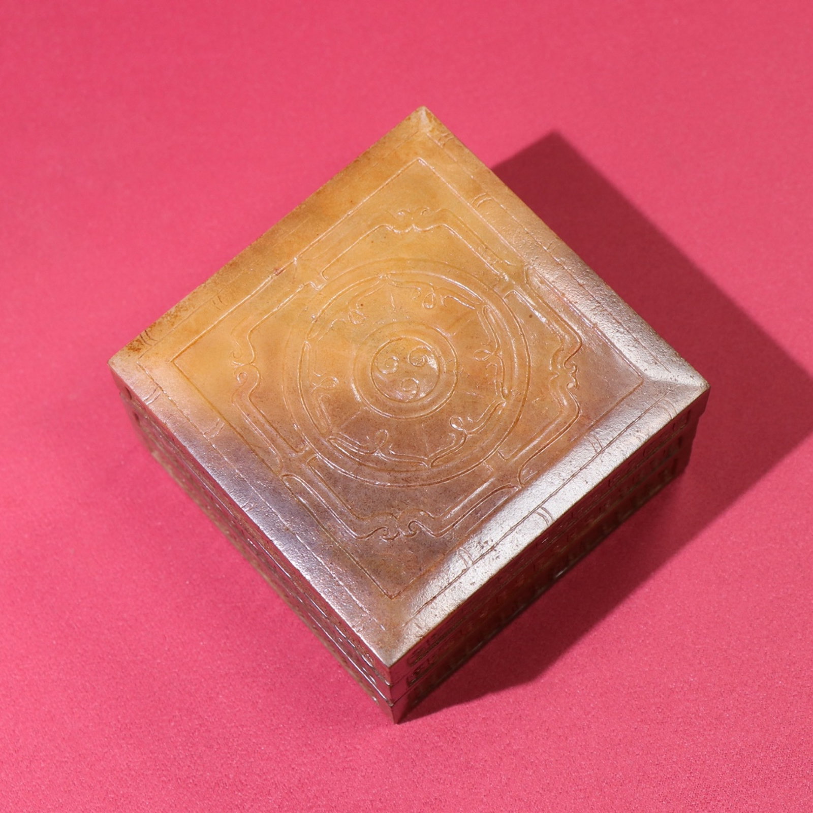 An Exquisite White Jade Flower Pattern Box - 7