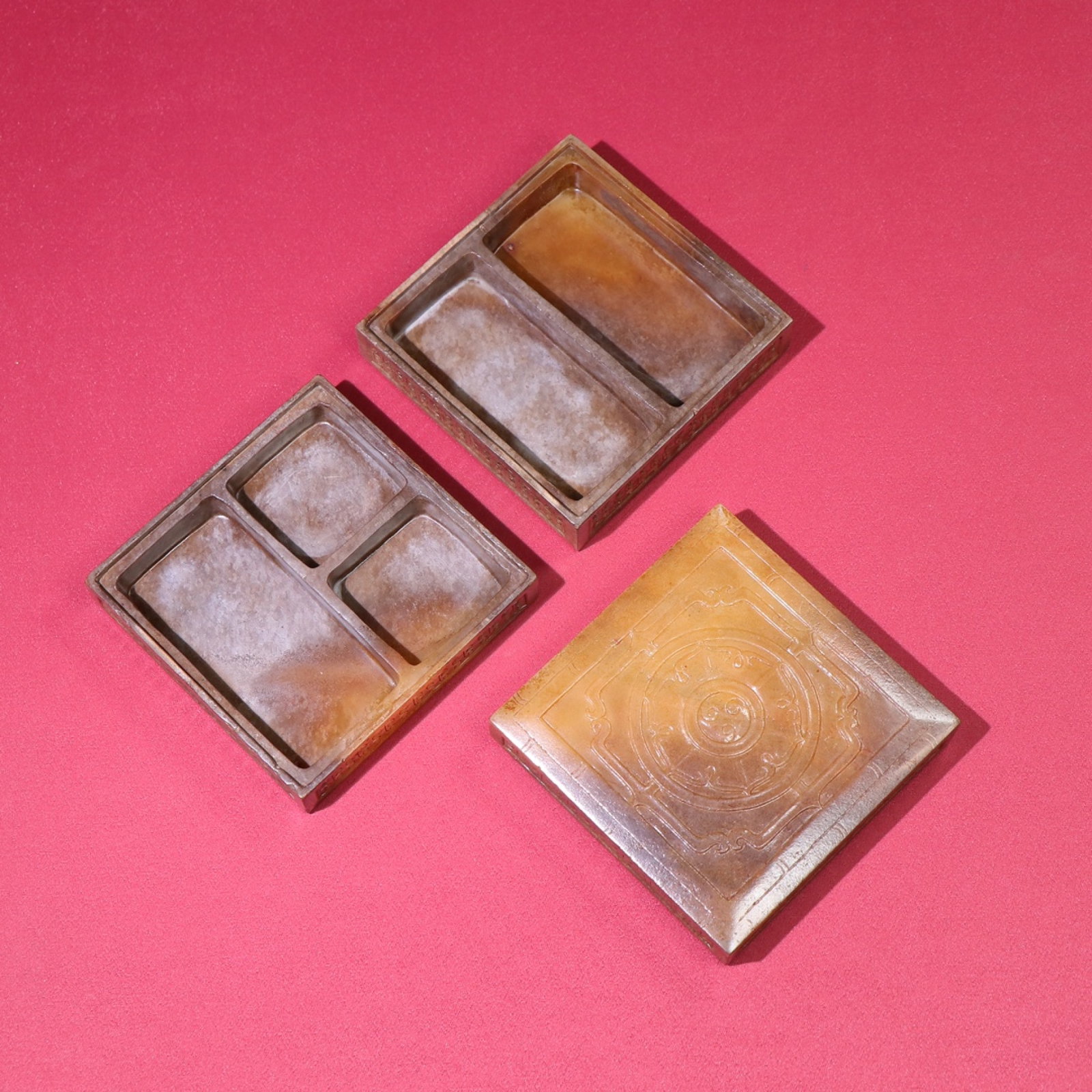 An Exquisite White Jade Flower Pattern Box - 9
