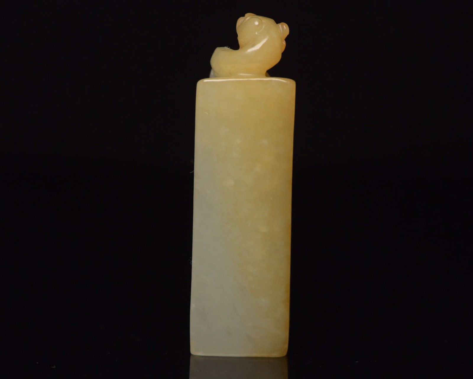 An Exquisite White Jade Auspicious Beast Pattern Seal - 4