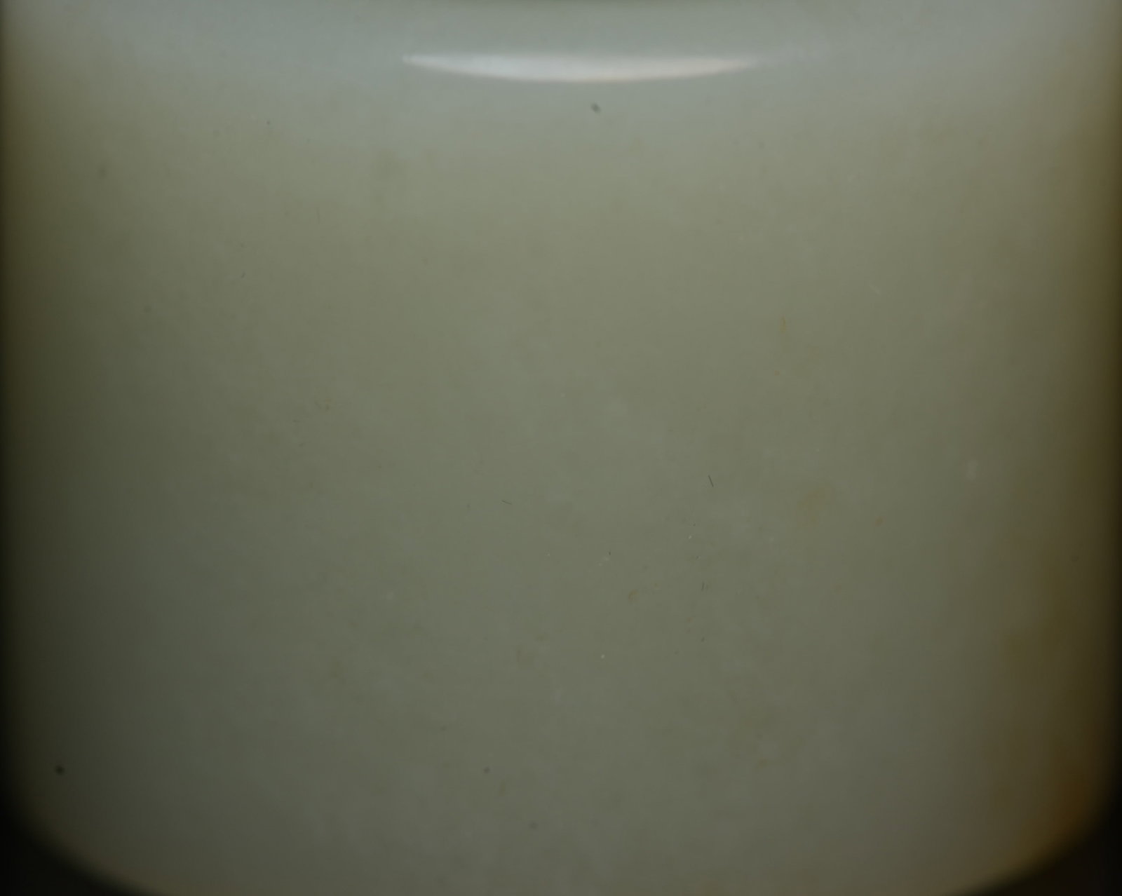 An Exquisite White Jade Thumb Ring - 9