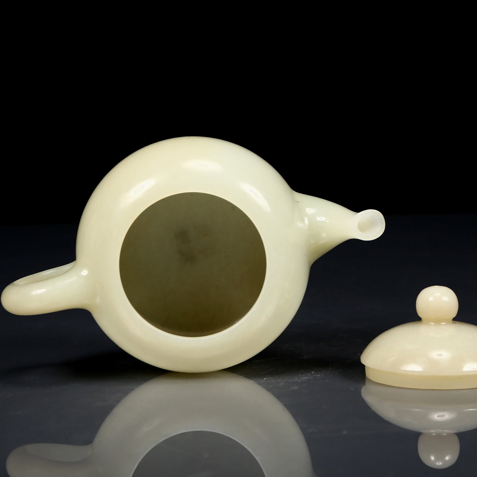 An Exquisite White Jade Teapot - 7